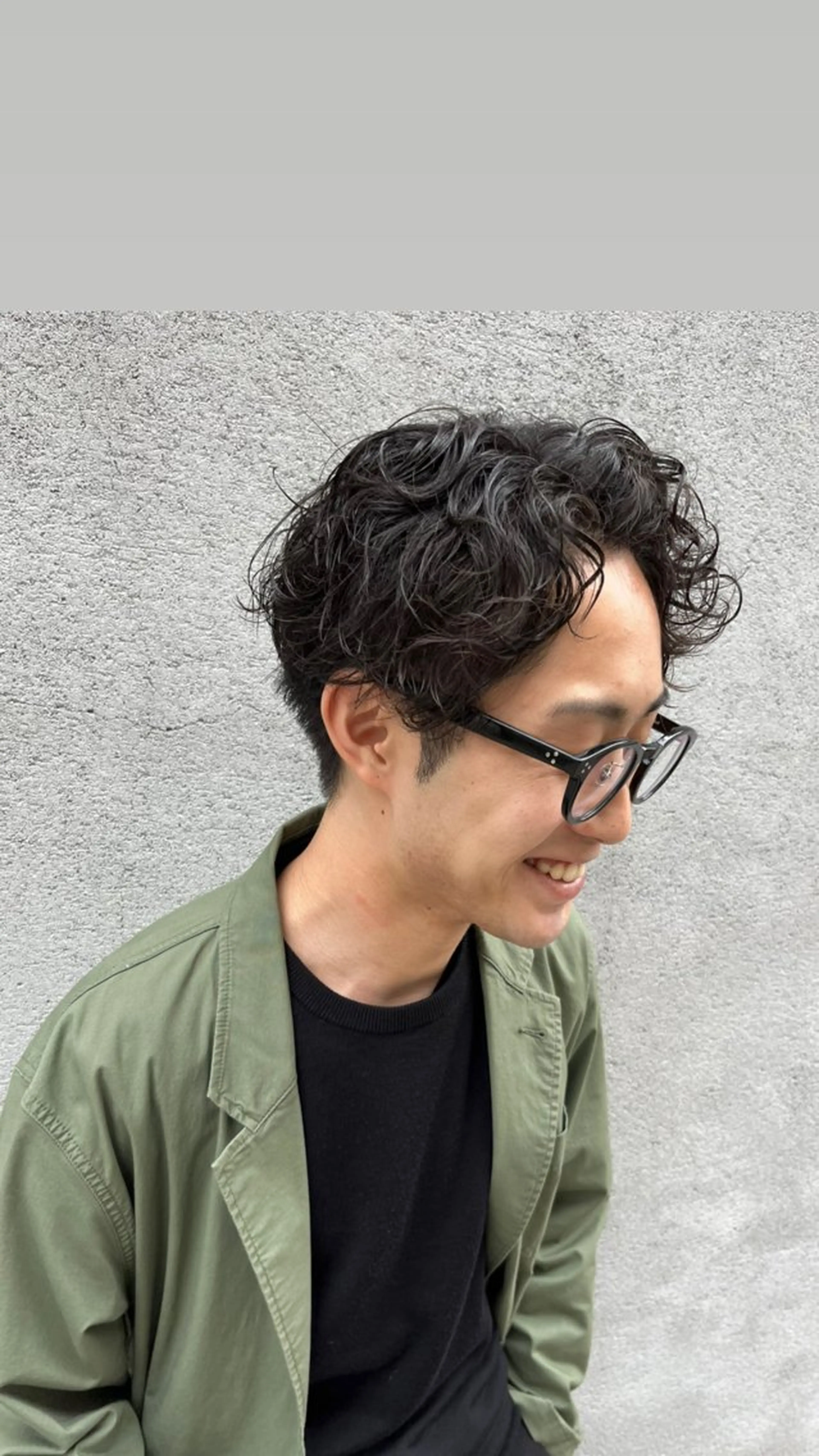 ミディアム パーマ ミディアムパーマ パーマ／透明感 🍃Hidetoraのヘアスタイル