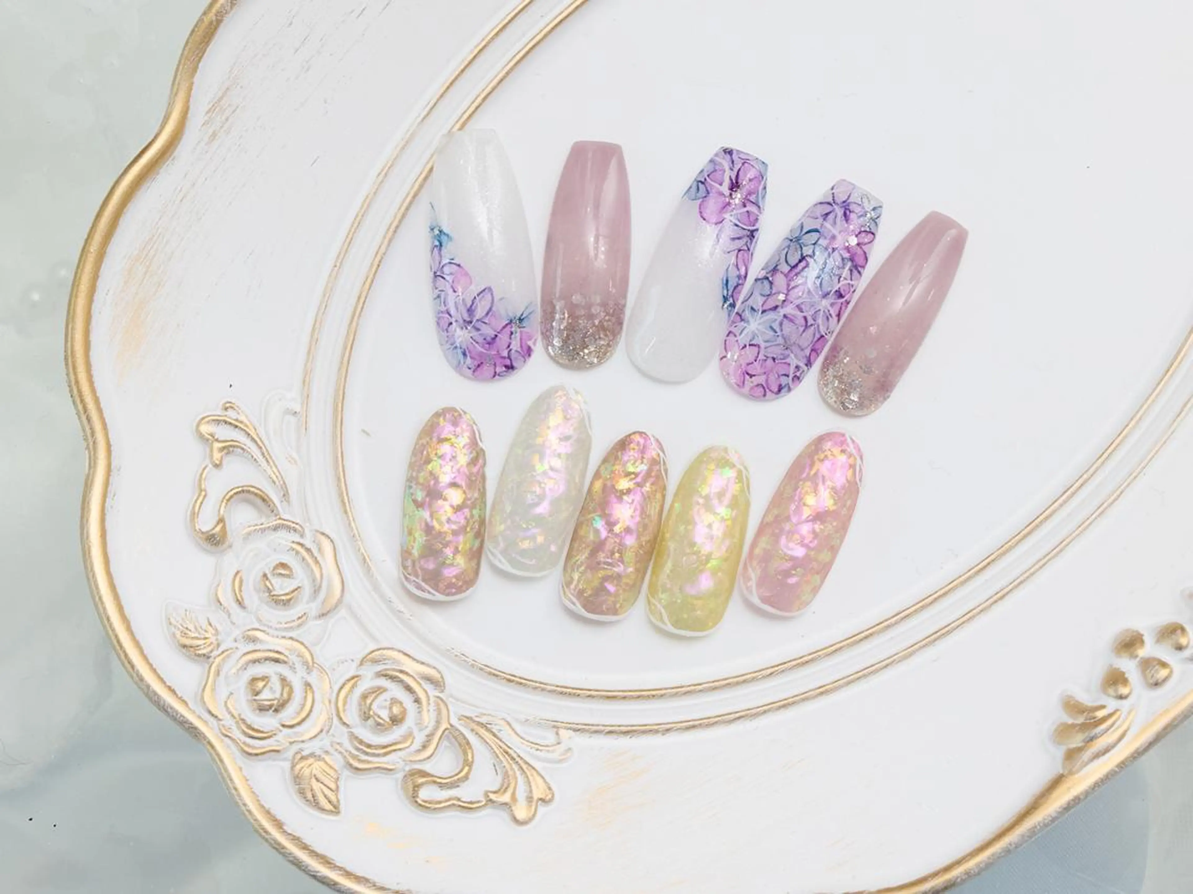 ネイル ❤️💛REBEST 京橋　nailのネイルデザイン