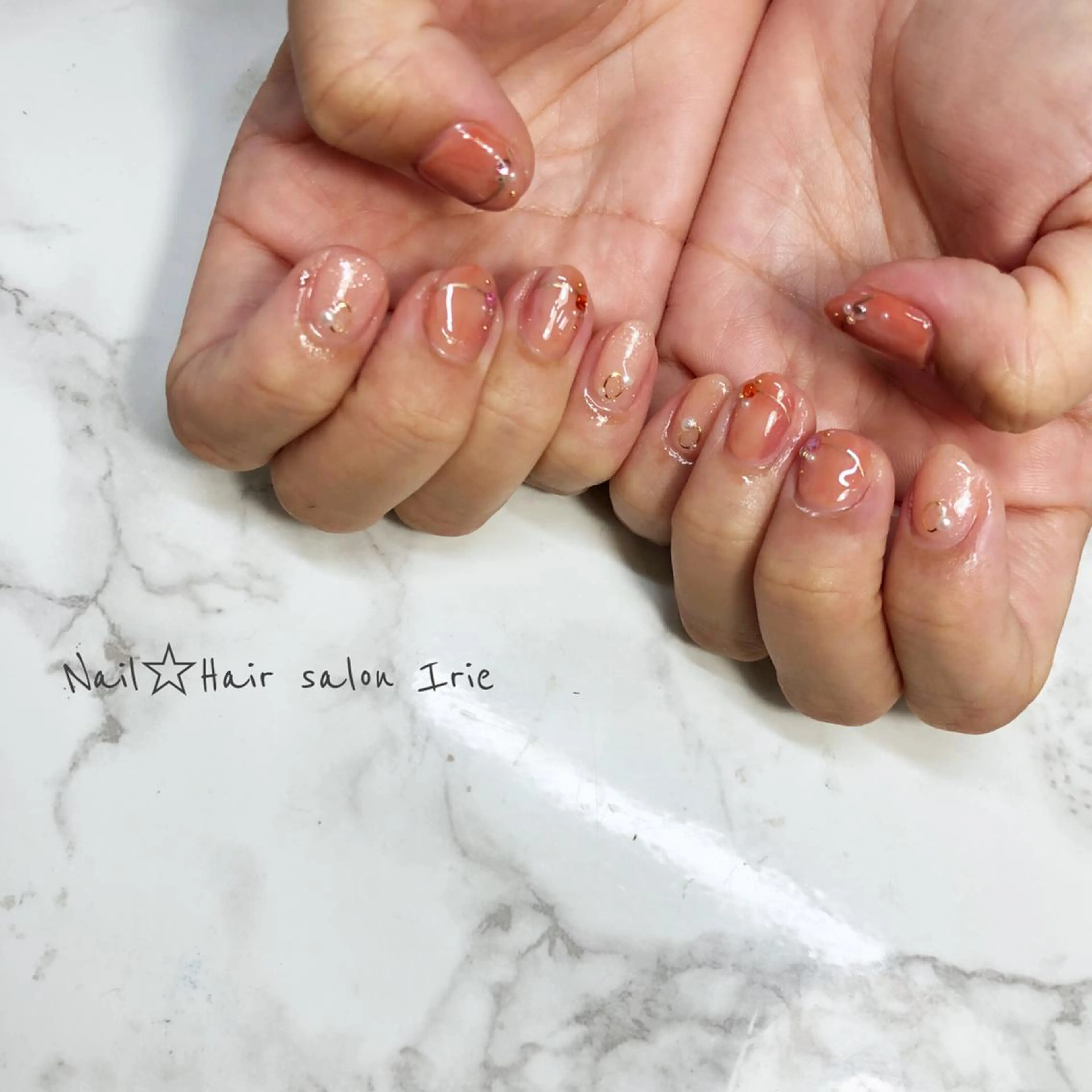 ネイル ハンドネイル Hair salon Irie所属・與儀 知佳のネイルデザイン