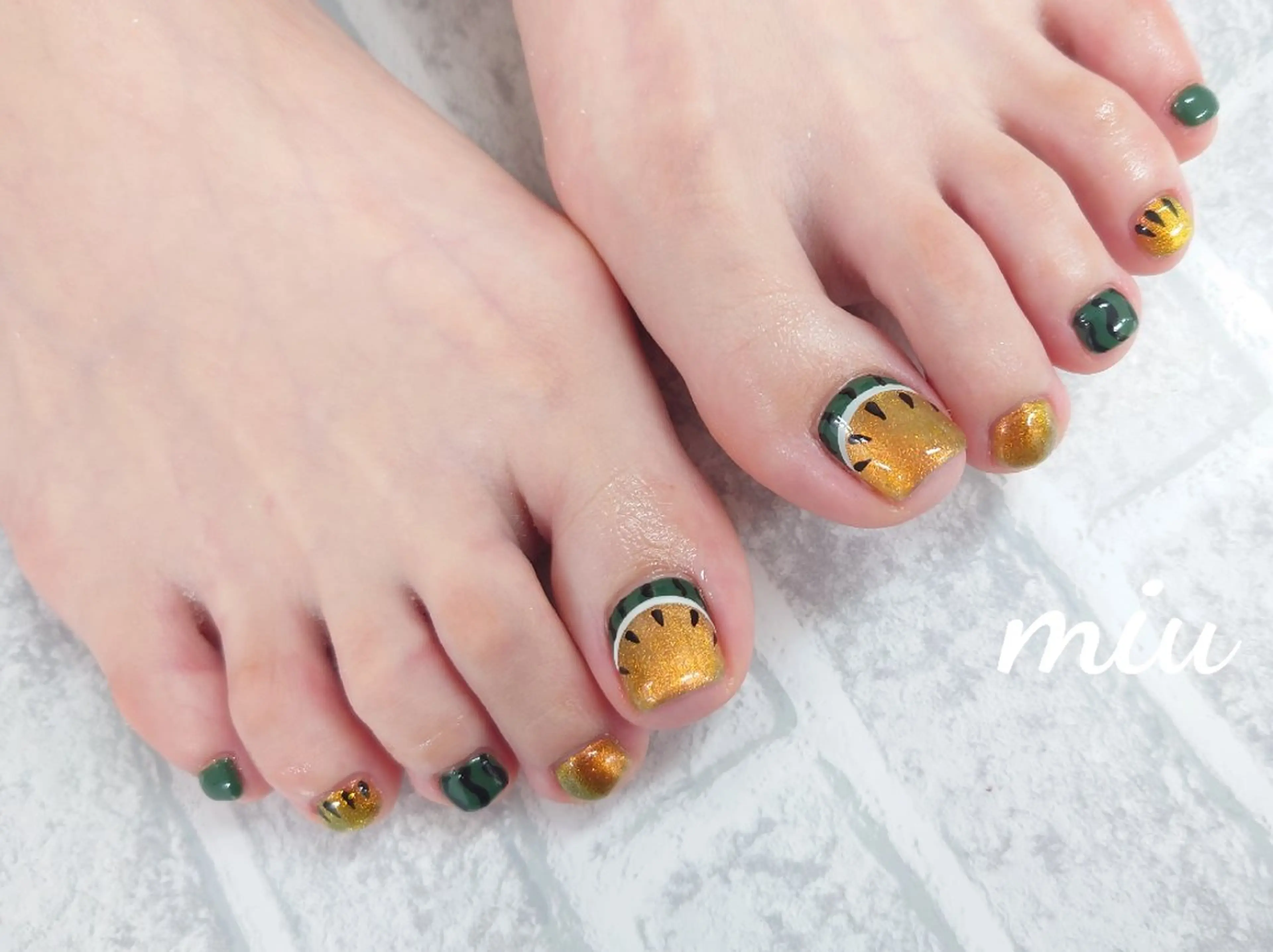 ネイル フットネイル miu nail亀戸 Momokaのネイルデザイン