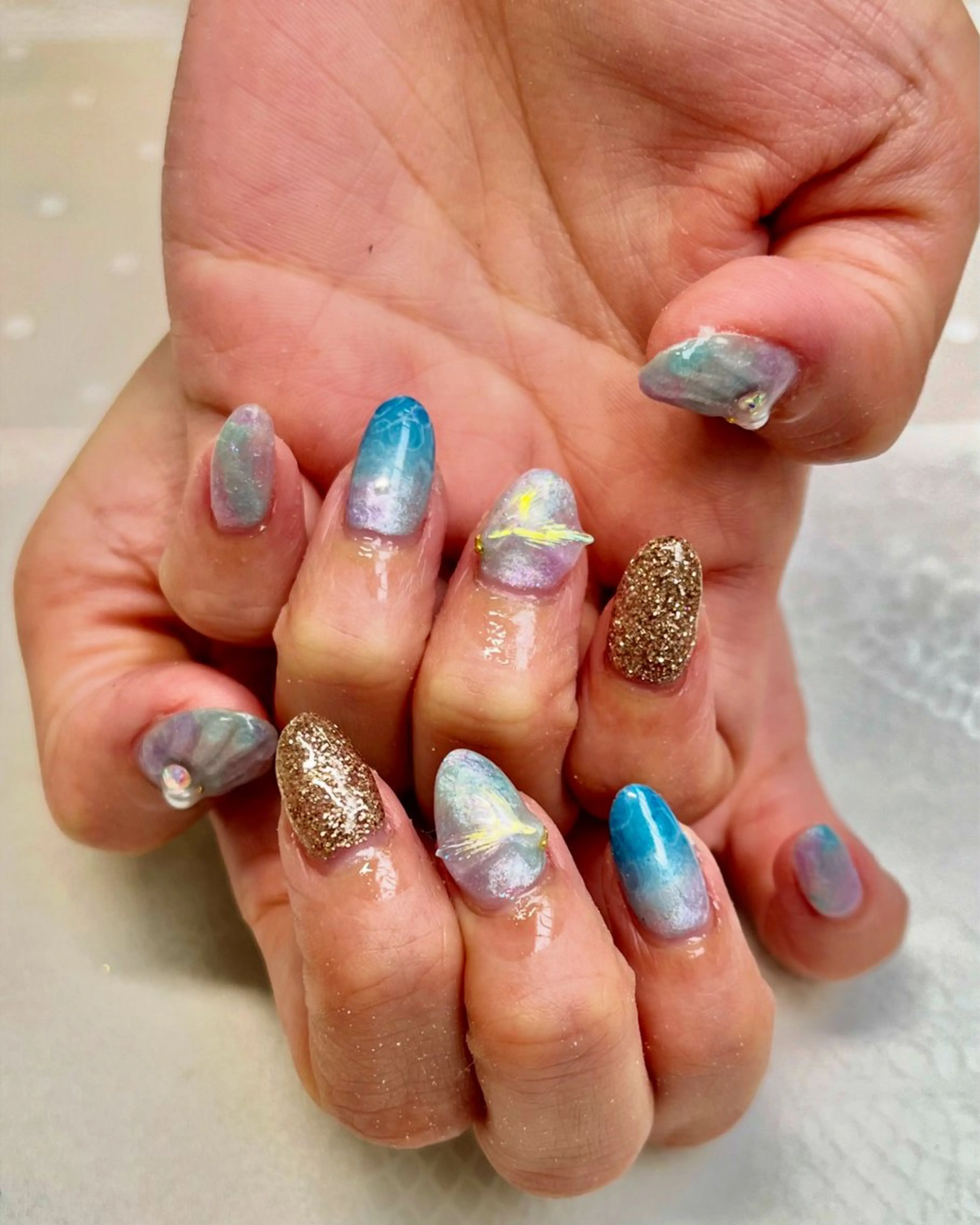 ネイル ハンドネイル 新宿ネイルサロン ジェミディローサ所属・新宿ネイルサロン ジェミディローサのネイルデザイン