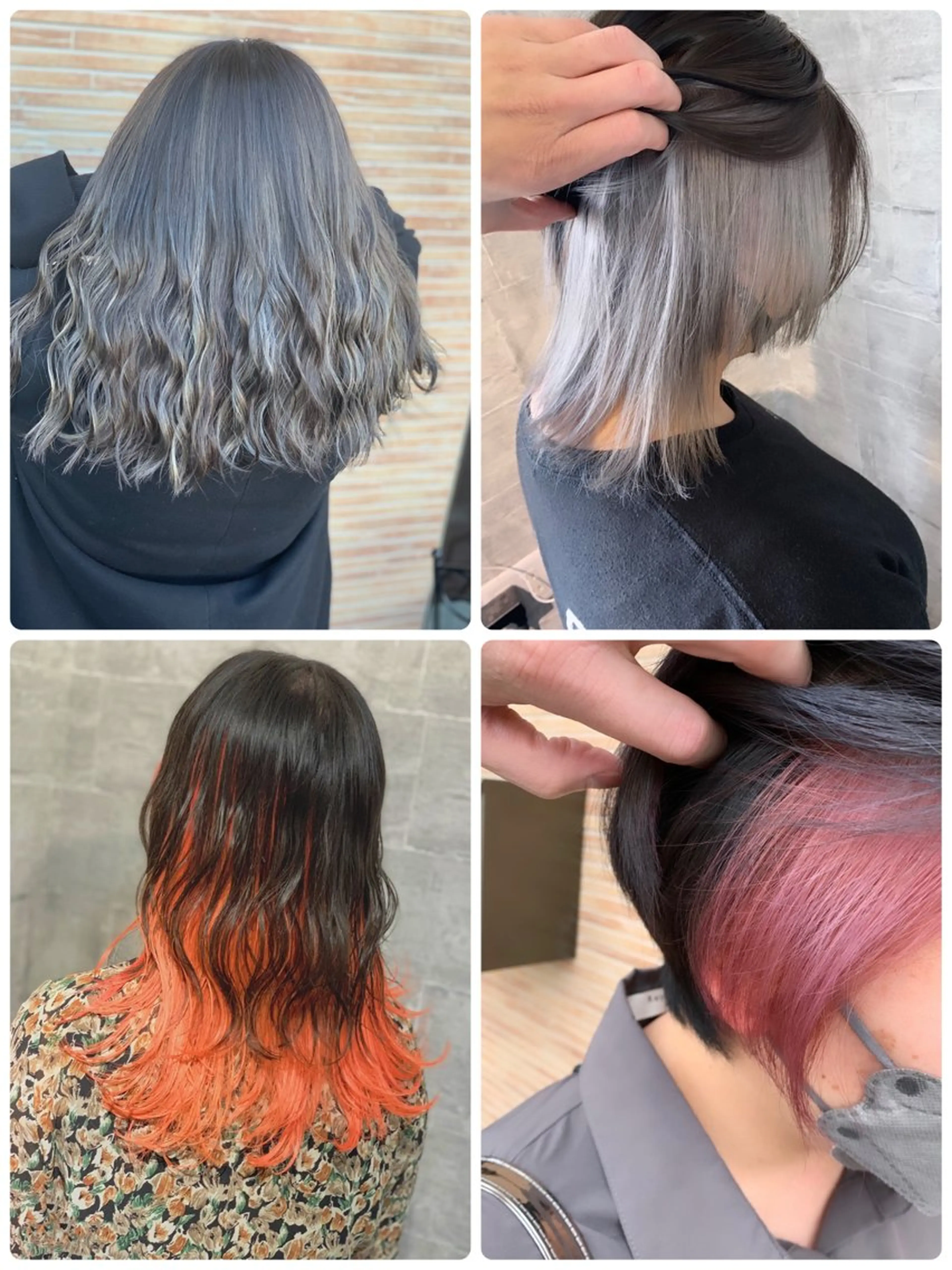 セミロング セミロングパーマ ボブ 顔まわりレイヤー 顔周りカット ハイライト ank classic hair【アンククラシックヘアー】所属・バレ、ハイライト モデル募集　齋藤祐哉のヘアスタイル