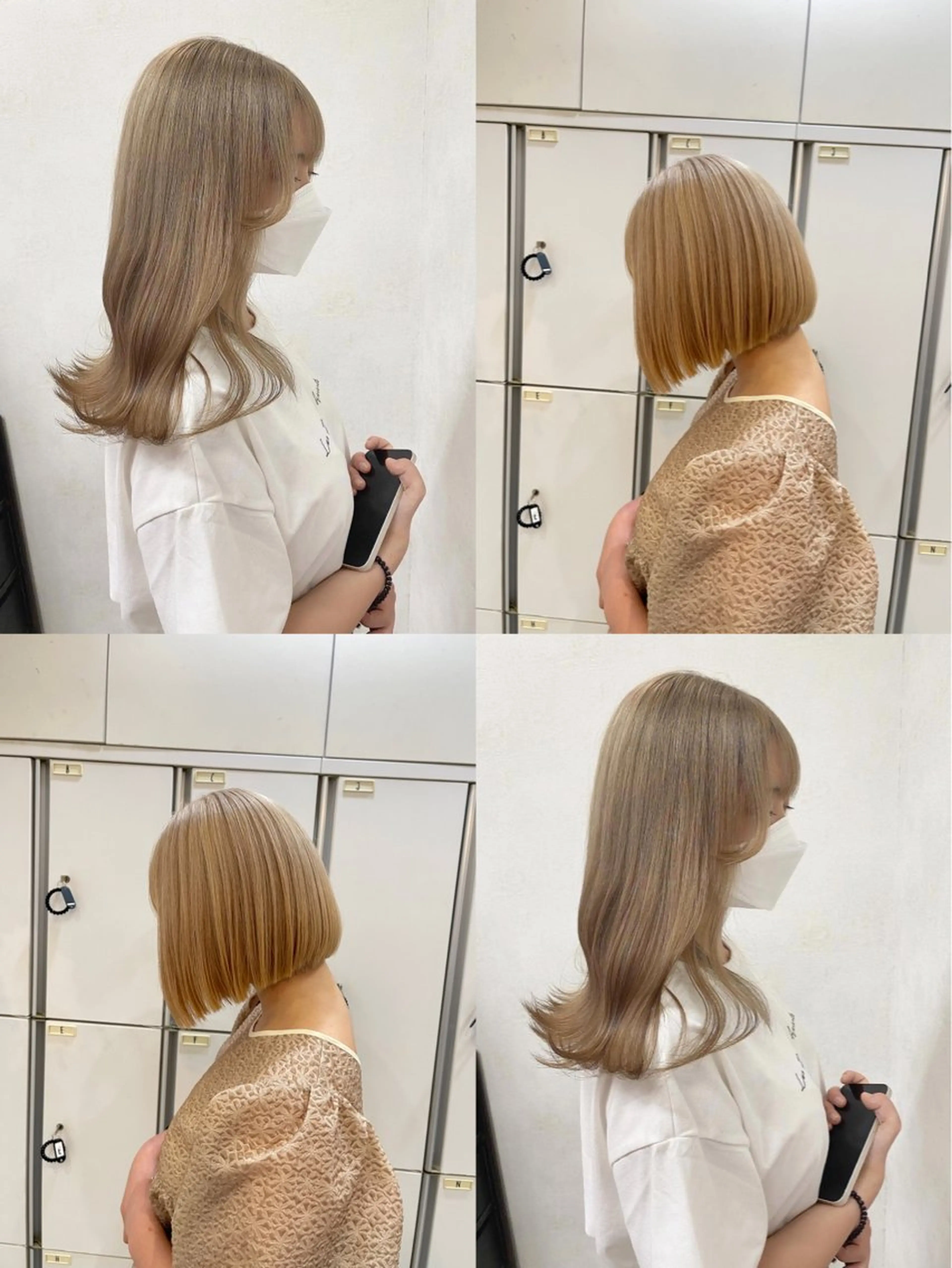 ミディアム カラー HAIR&MAKE  EARTH若葉台店所属・ICHIRI" 艶カラー/縮毛矯正のヘアスタイル