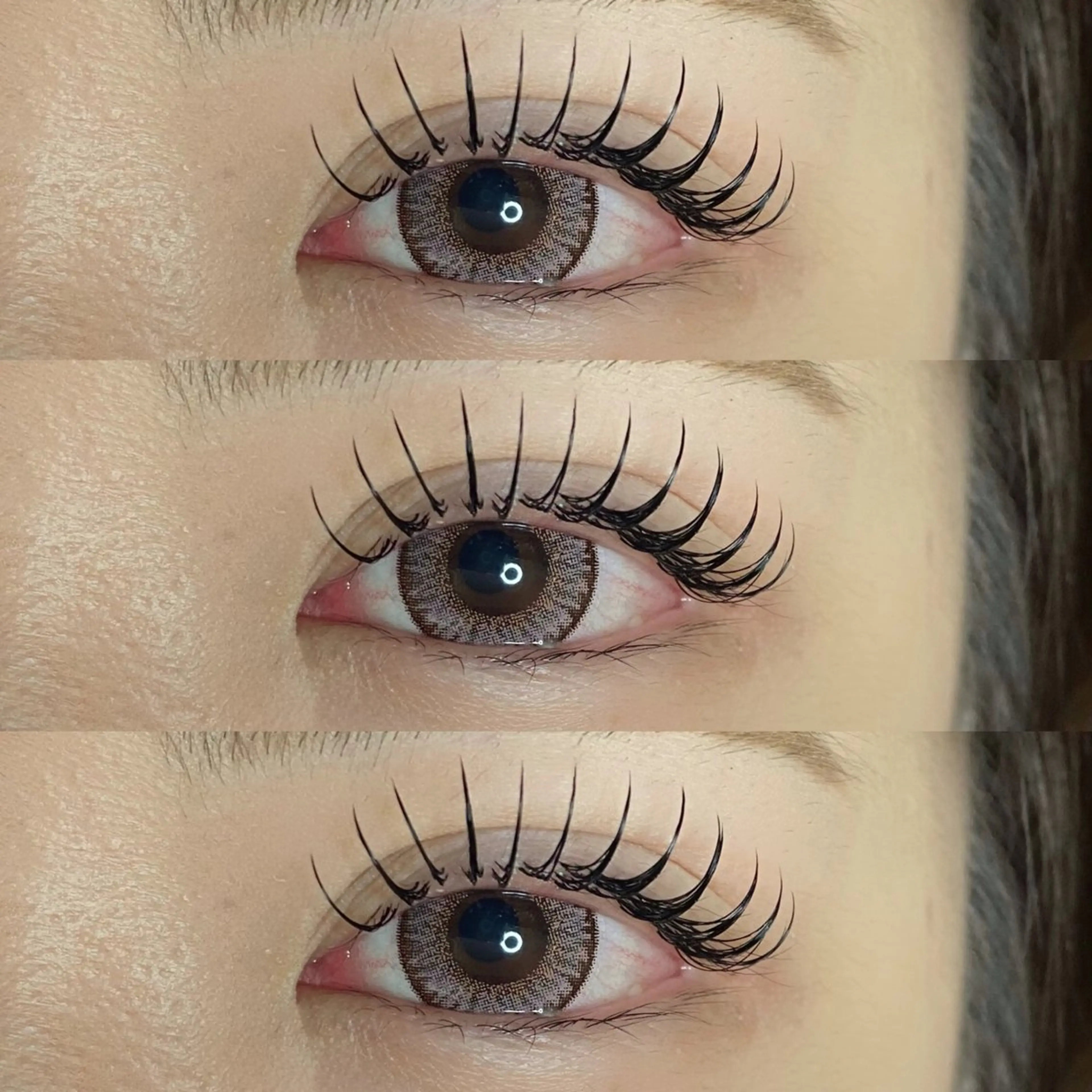 マツエク・マツパ フラットラッシュ 24 -niji-のマツエク・マツパデザイン