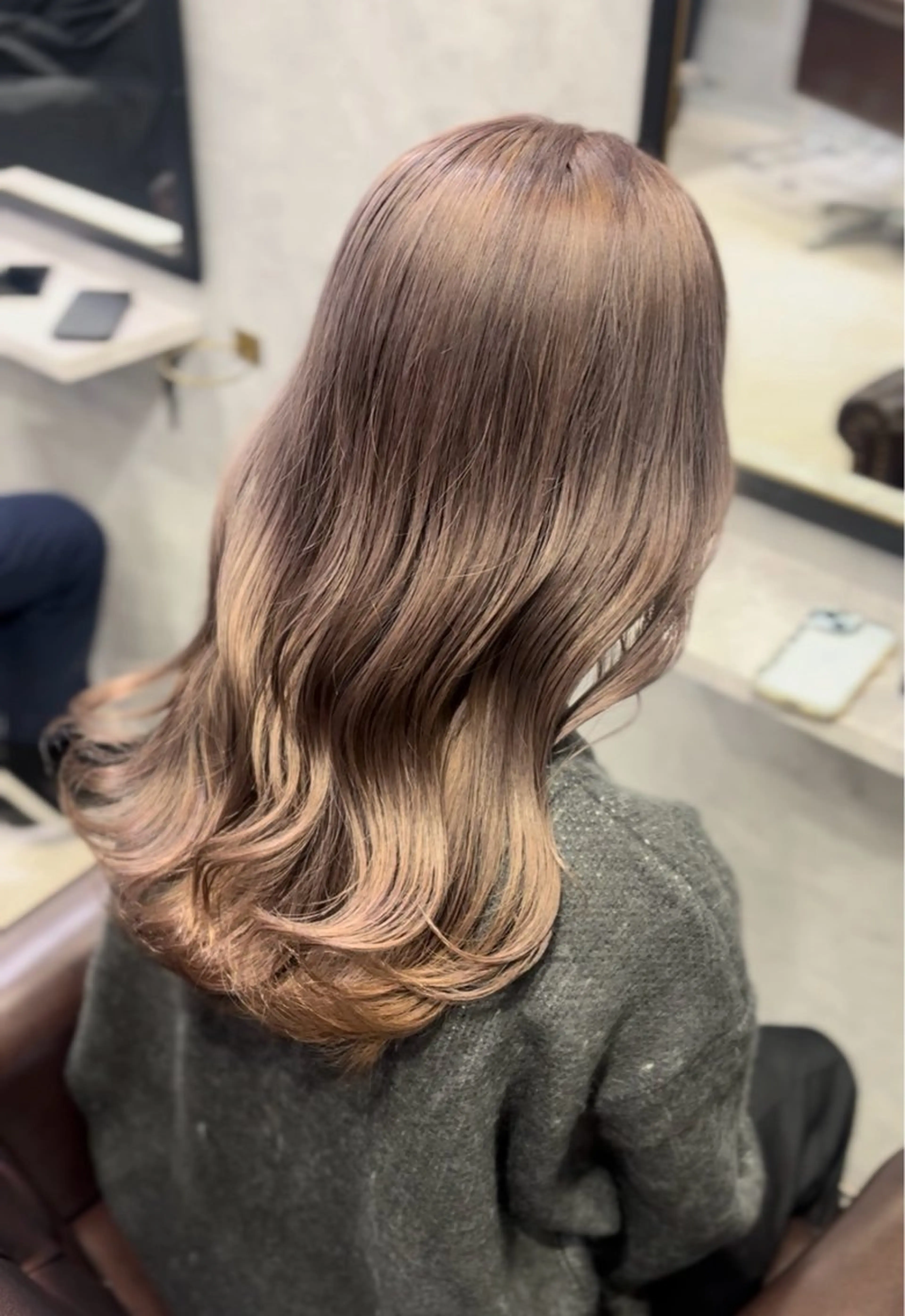 ロング ヘアカラー トリートメント ❄️高木 里歩❄️のヘアスタイル