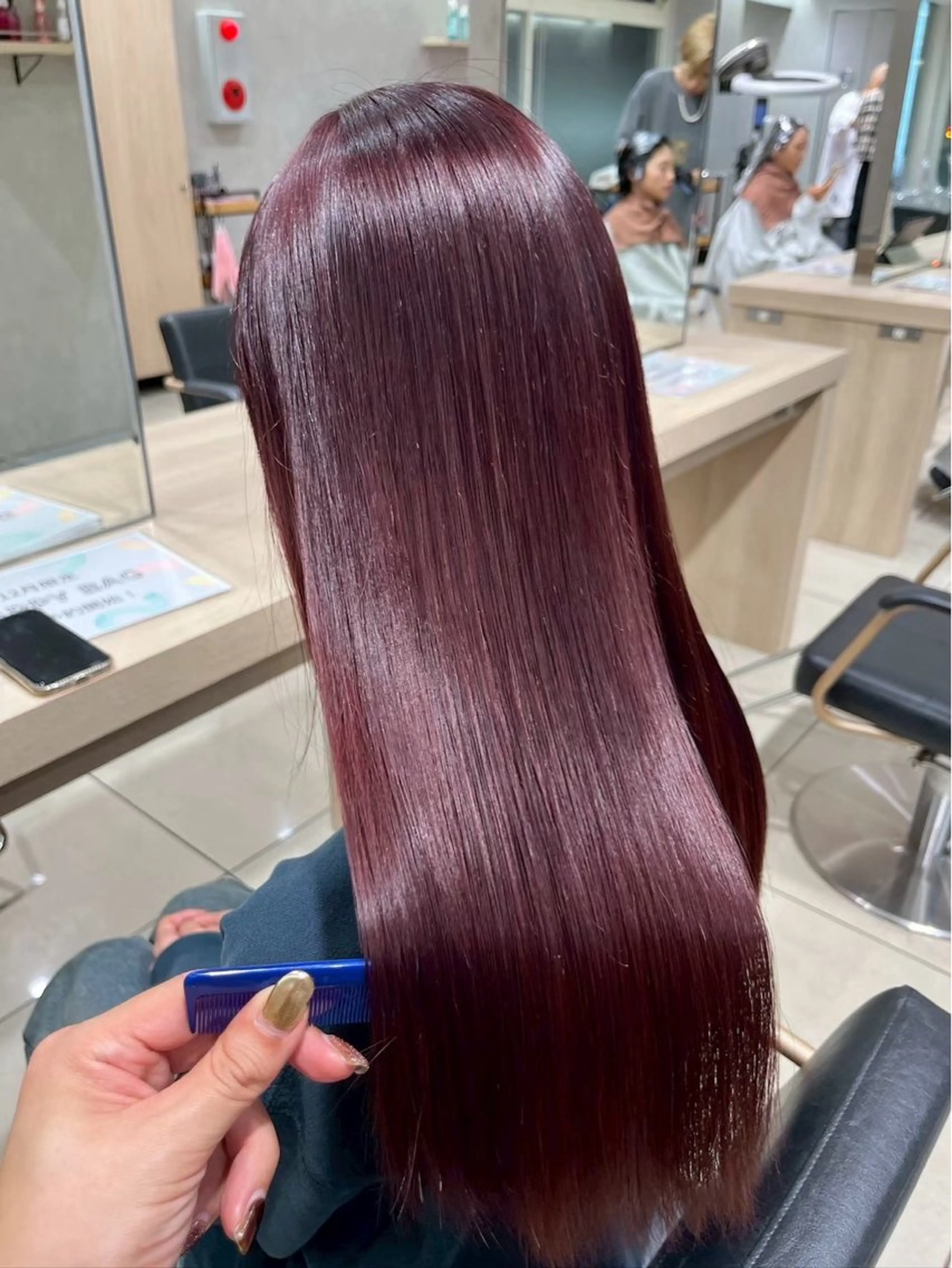 ロング カラー ヘアカラー 🍒カラー/縮毛🍒 こばるのヘアスタイル