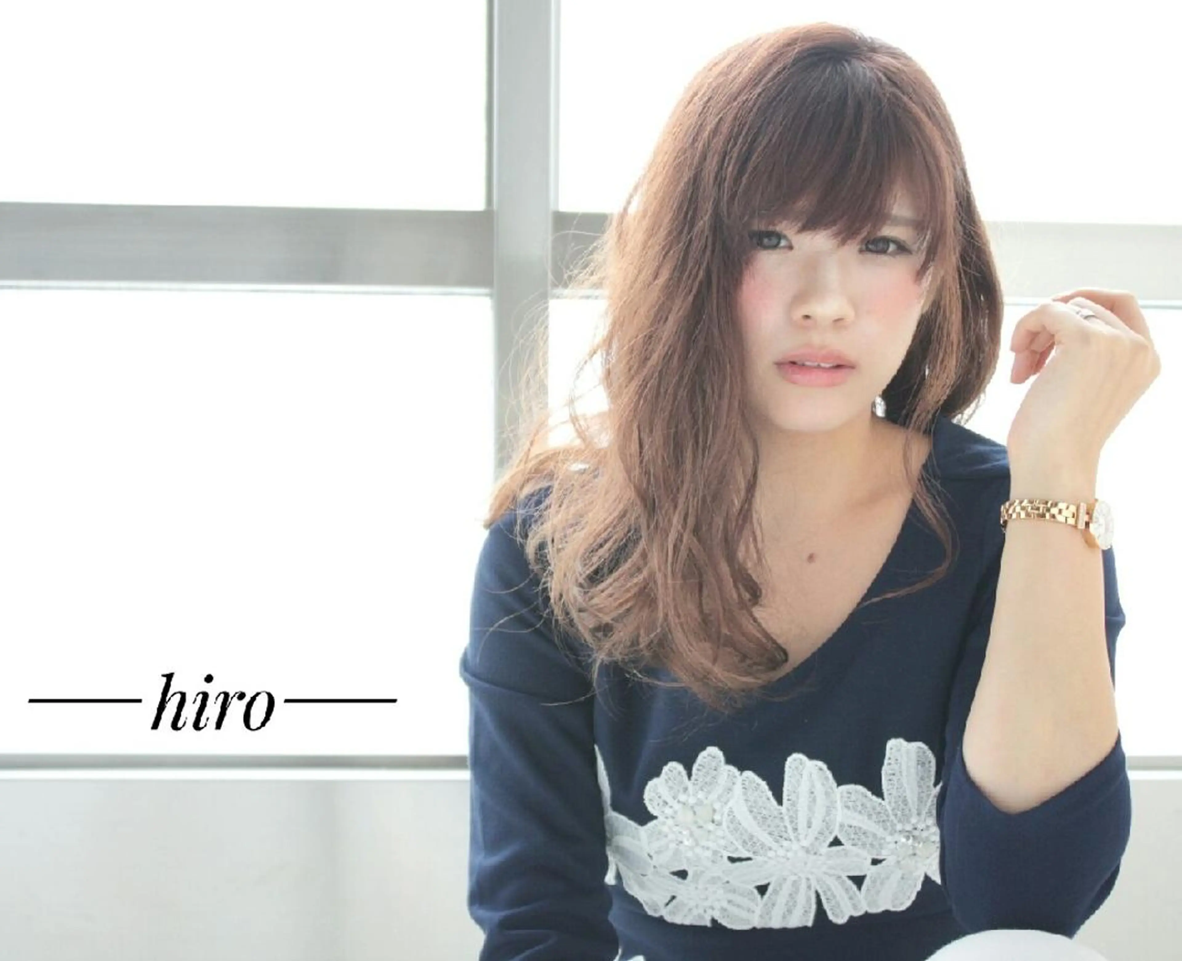 セミロング ロング カラー パーマ セミロングパーマ デジタルパーマ Roid 代表✨HIROのヘアスタイル