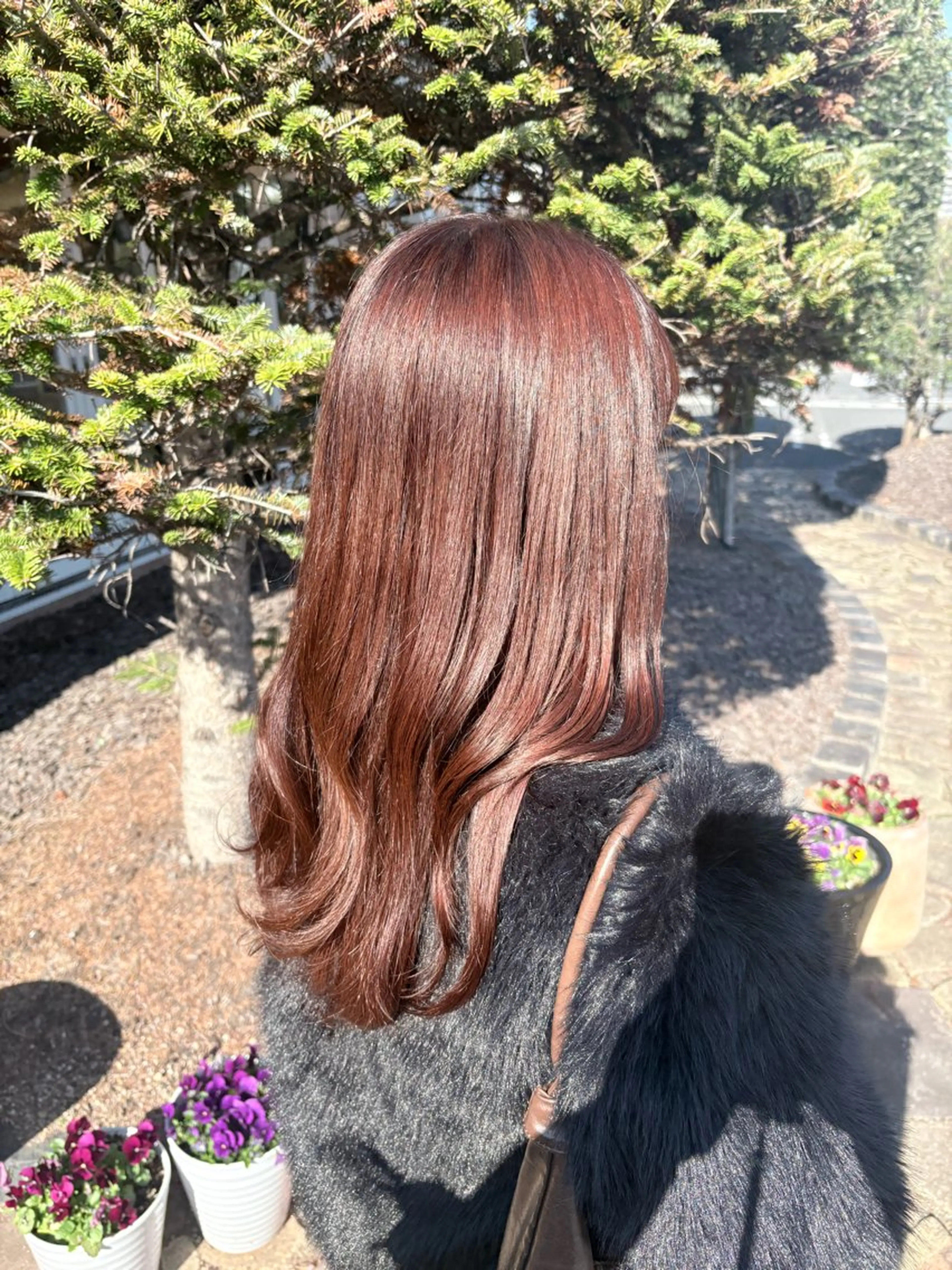 ロング カラー カット ヘアカラー Flat /rina🧸のヘアスタイル