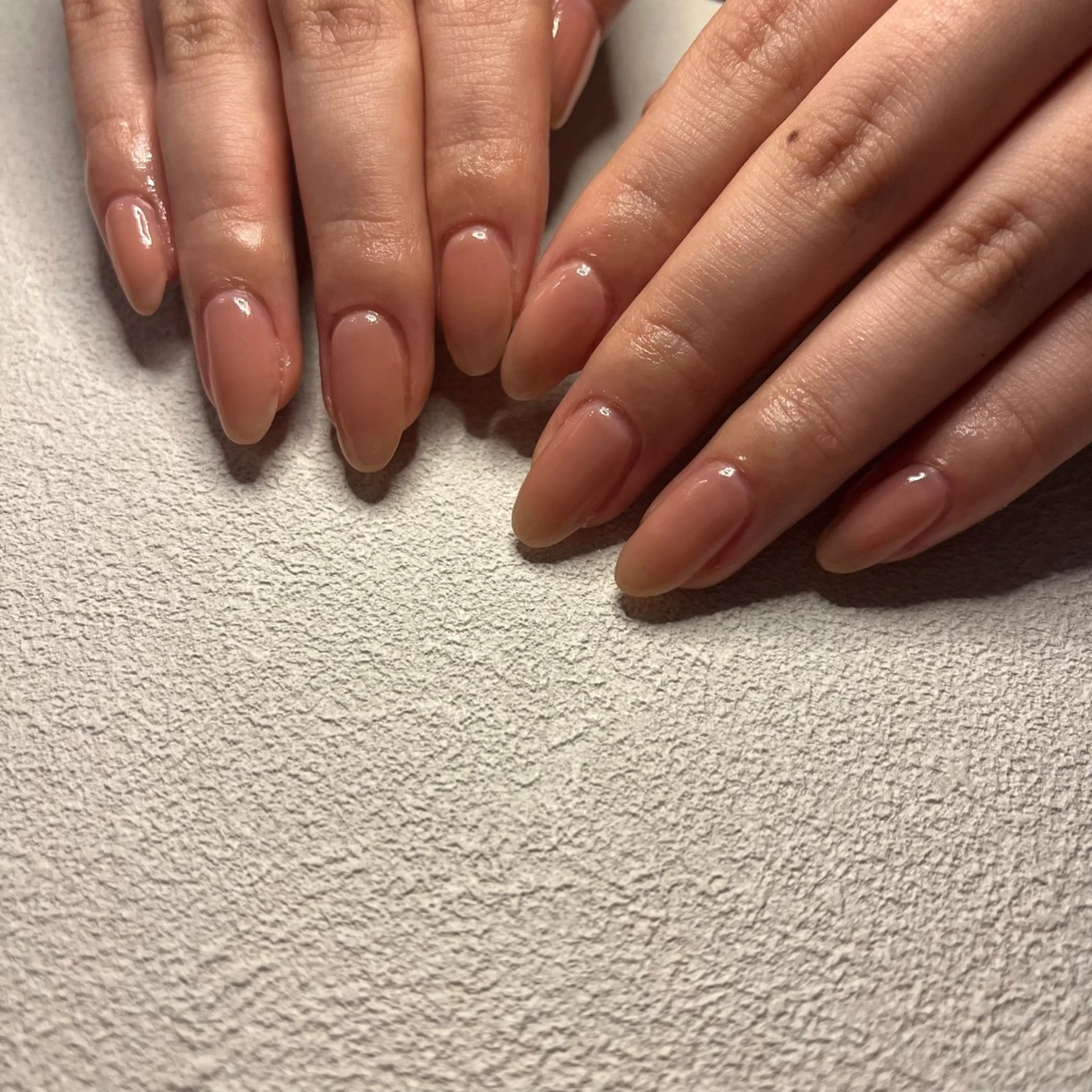 ネイル ジェルネイル ワンカラーネイル パラジェル ハンドネイル nail slow.のネイルデザイン