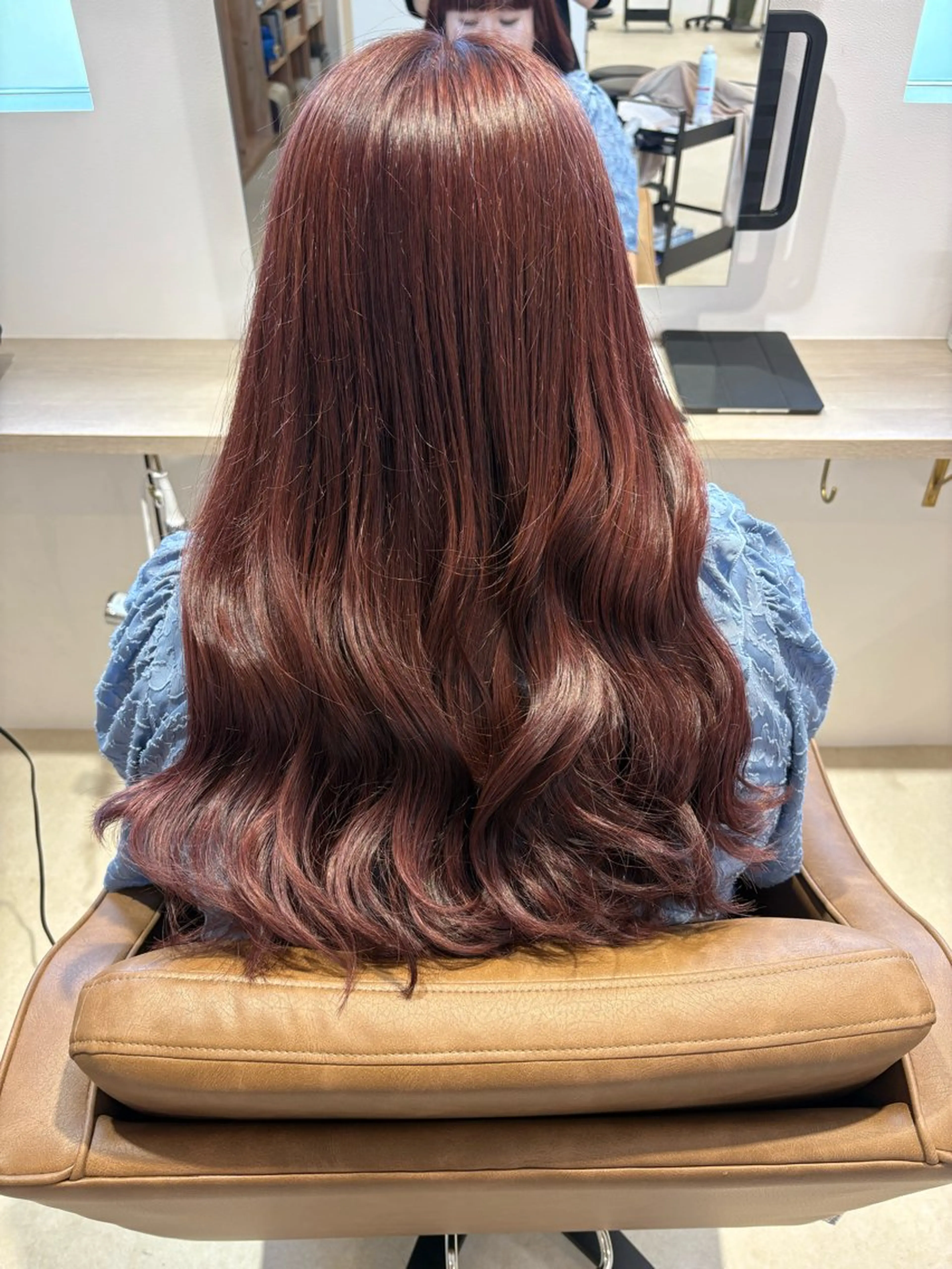 カラー ピンクカラー ヘアカラー モデルさん募集🌟 艶カラー/杉山海帆のヘアスタイル