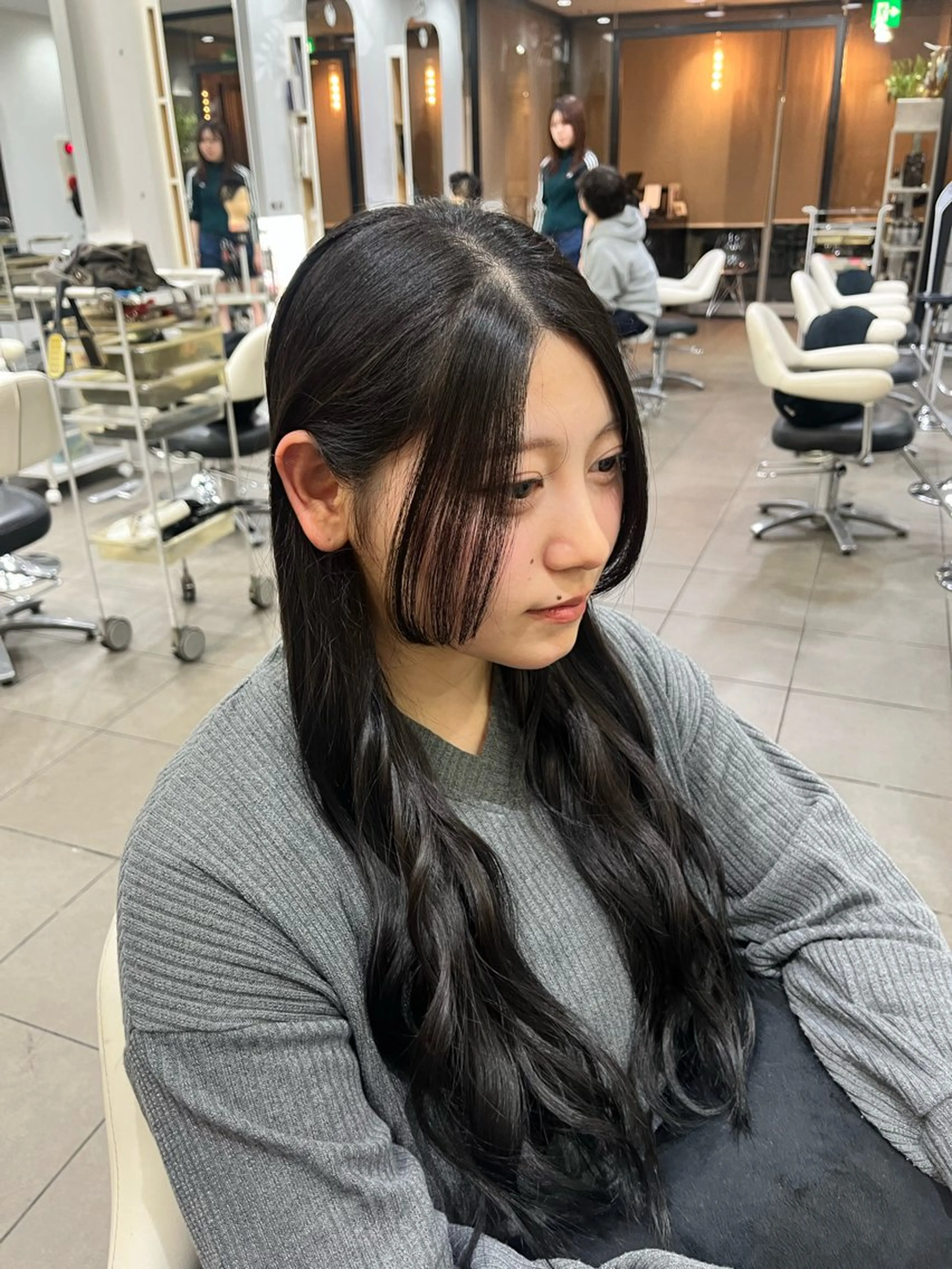 ロング カラー in'dex hair錦糸町店所属・透明感カラー ヨネヤマツムギのヘアスタイル