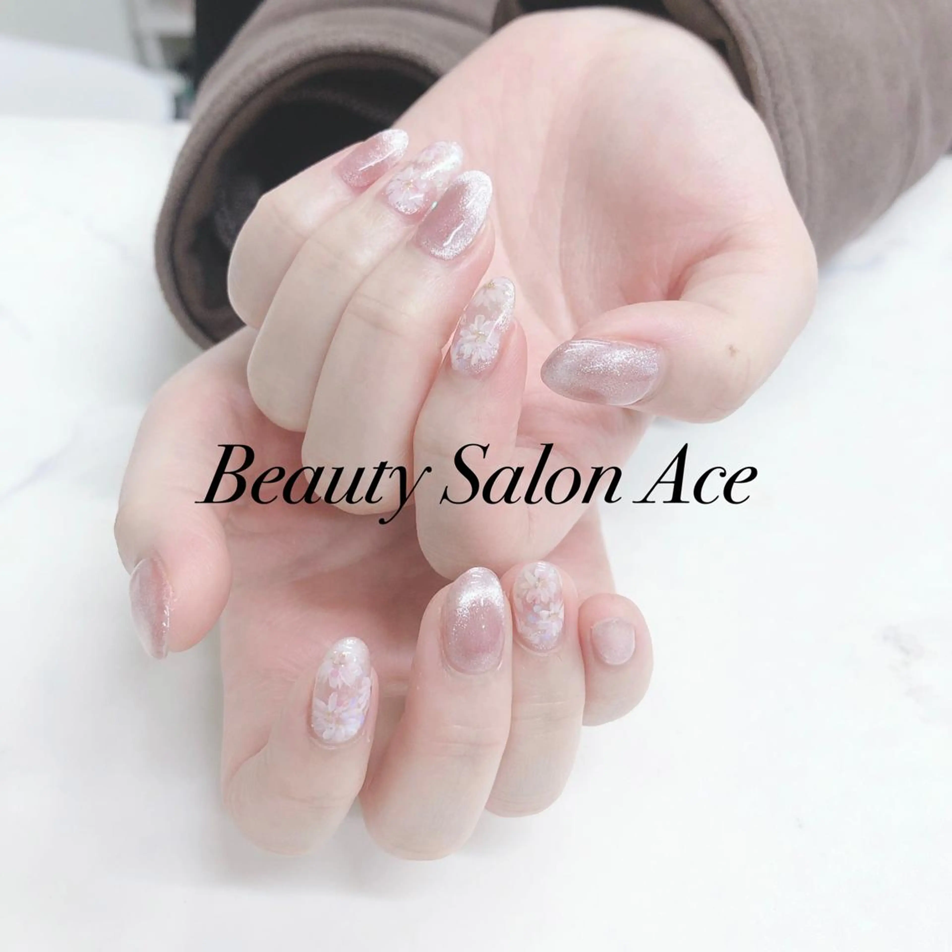 ネイル メンズネイル 春ネイル ハンドネイル ハンドケア Beauty Salon Ace(ネイルサロン エース)所属・池袋フィルイン Ace♡長さだしのネイルデザイン