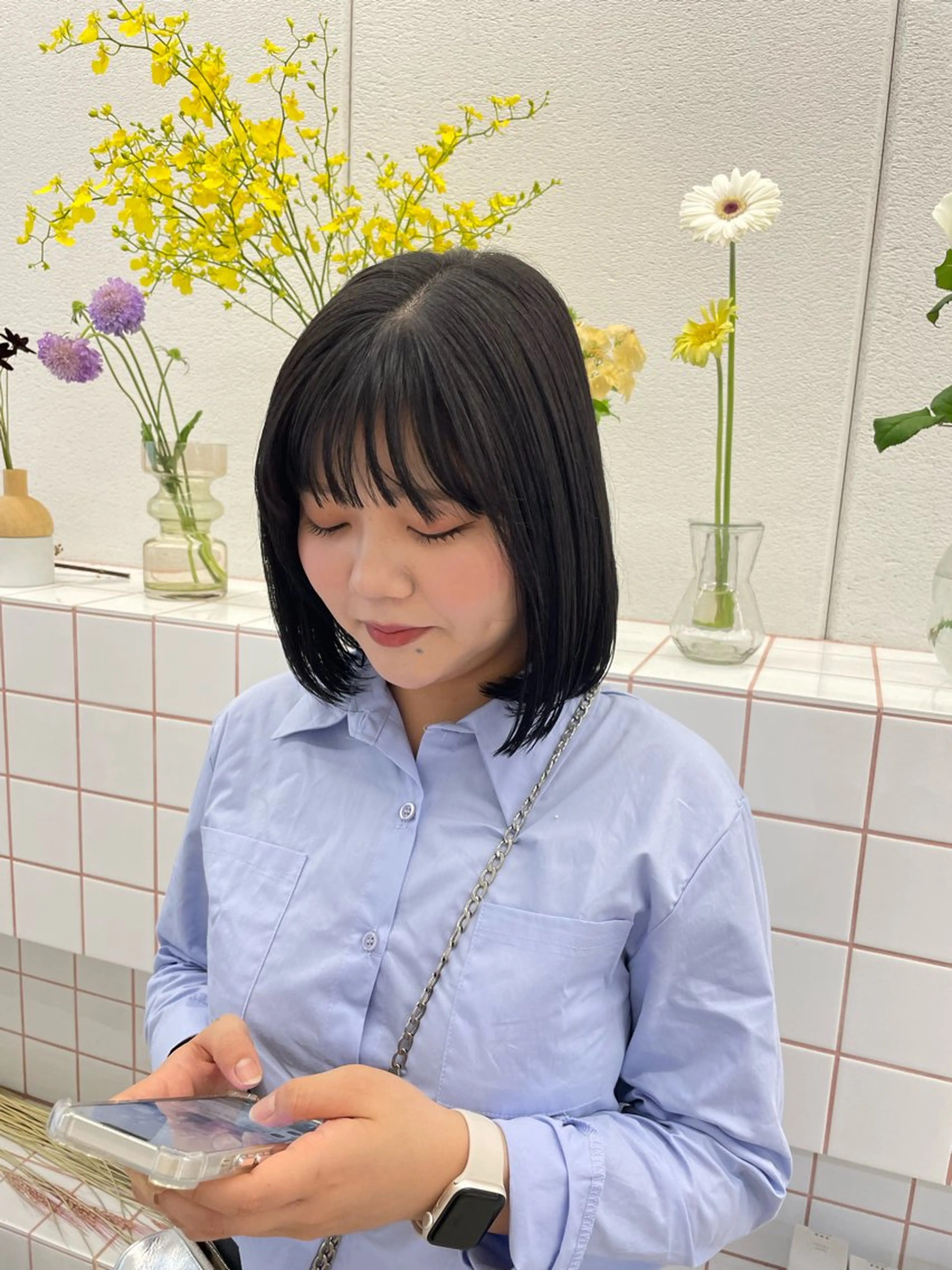 カラー 山下 悠月のヘアスタイル