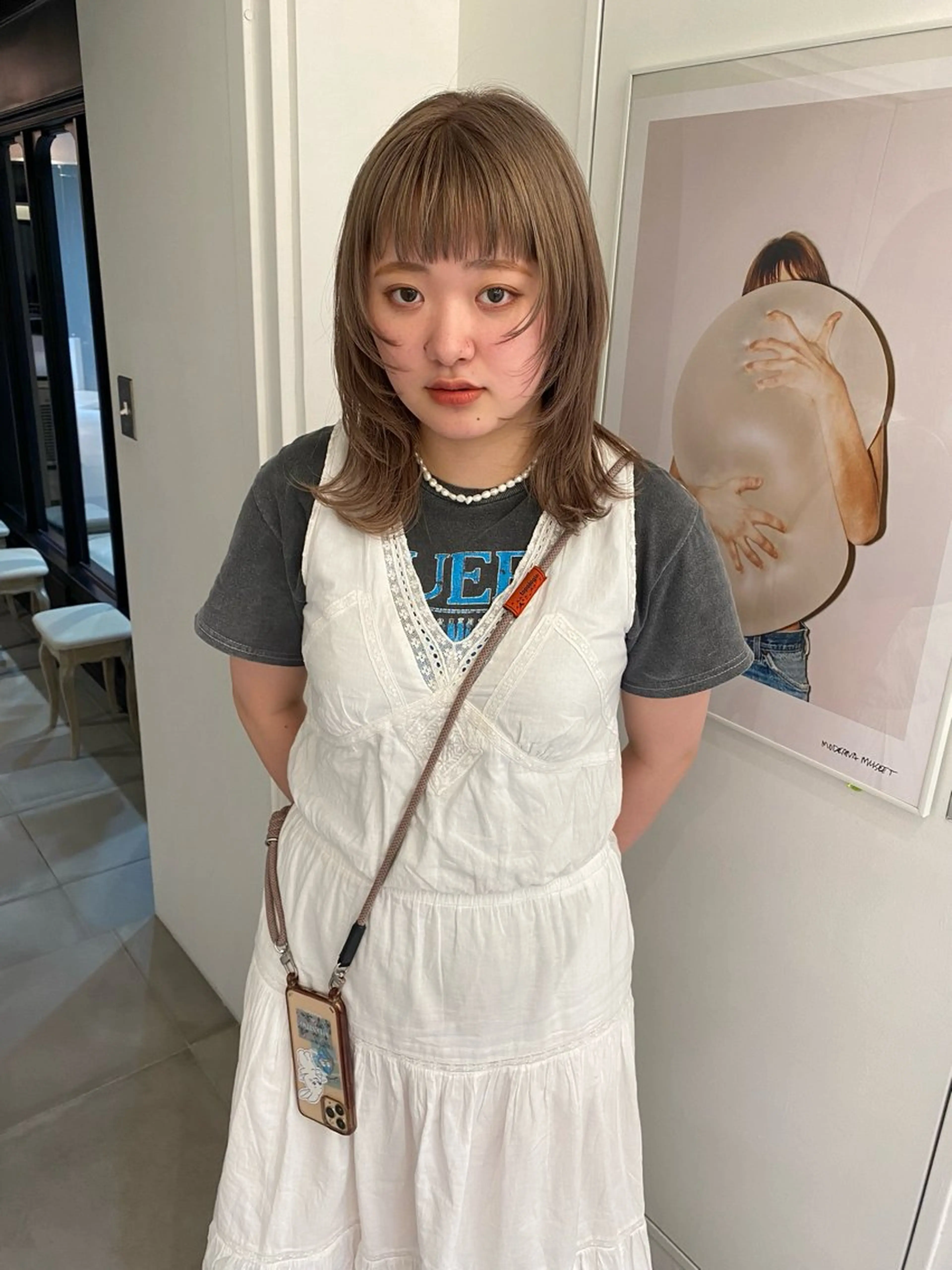 ミディアム riria/ボブ /ブラウンカラー🎀のヘアスタイル