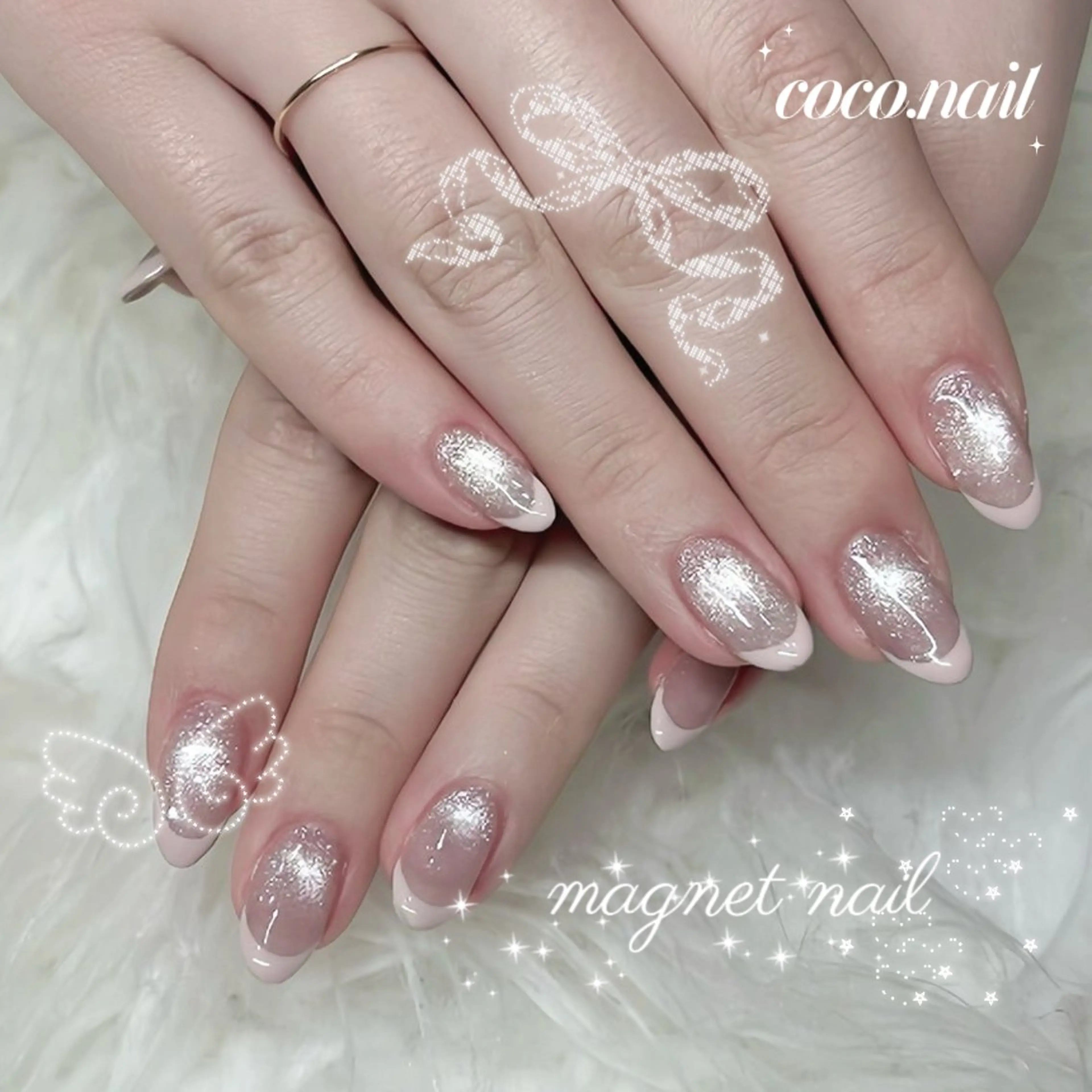 ネイル ハンドネイル coco.nail/ y2k/ワンホンのネイルデザイン