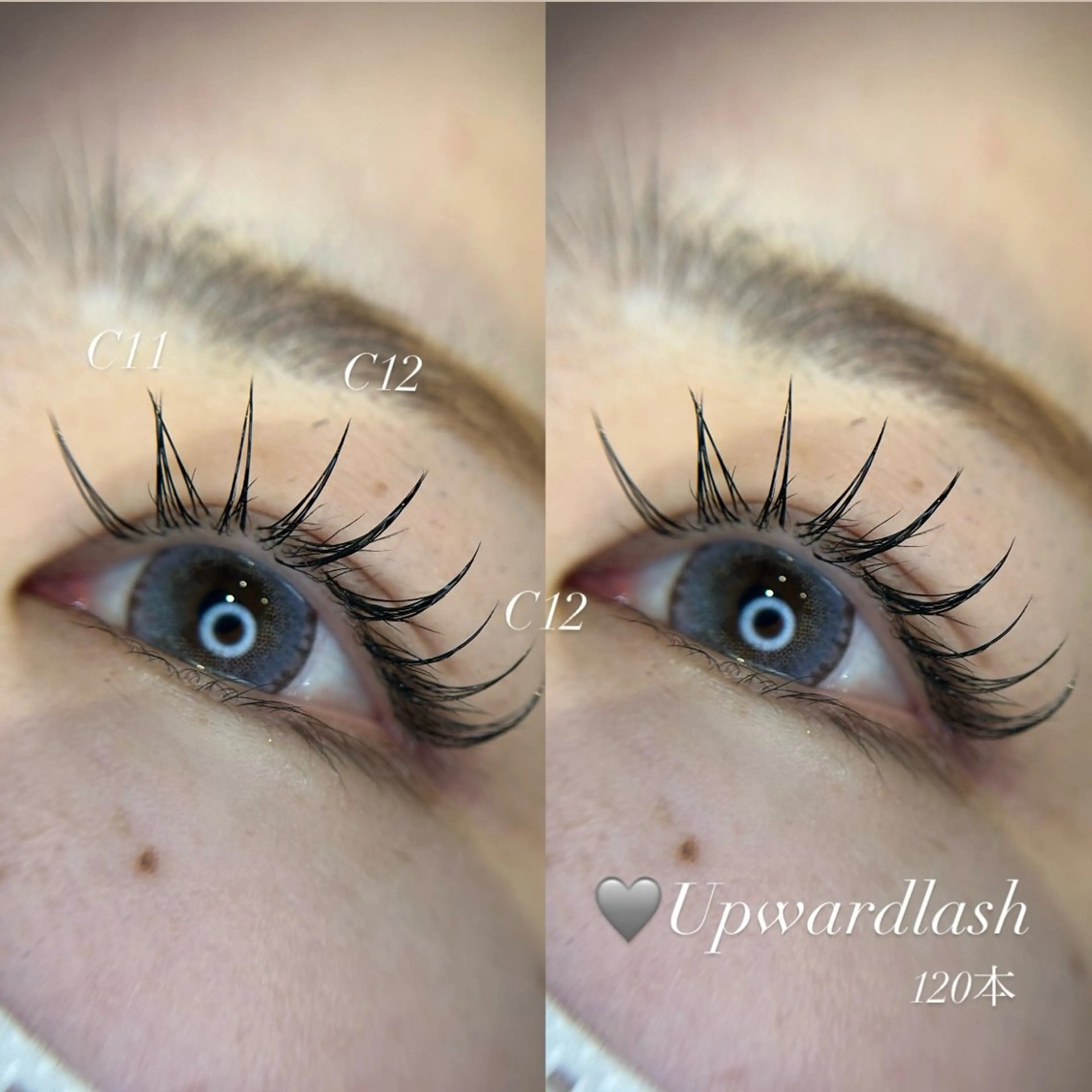 マツエク・マツパ 束感まつ毛 アップワードラッシュ マツエク Jouir miyuuのマツエク・マツパデザイン