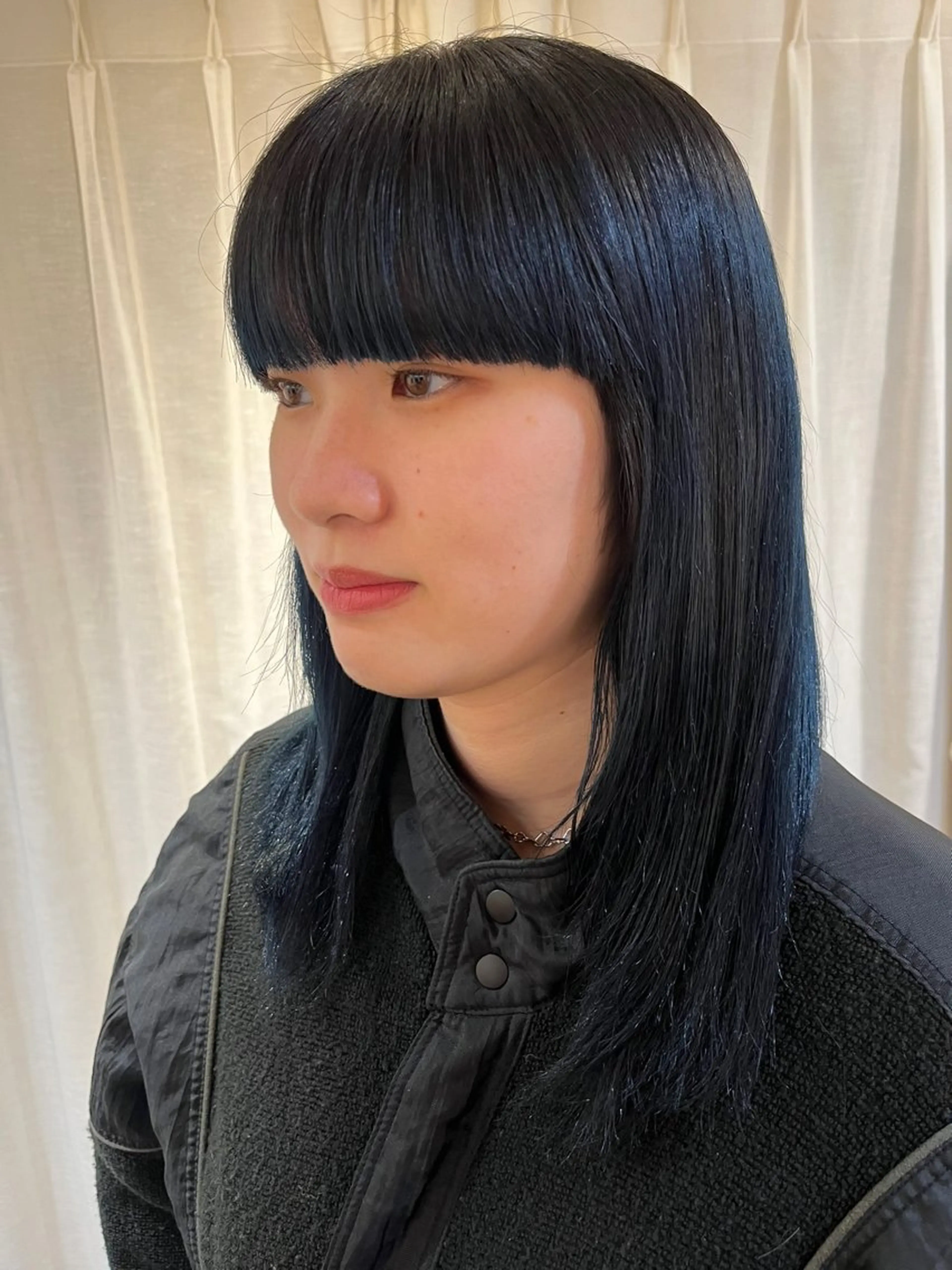 セミロング カラー MINT Natsumiのヘアスタイル