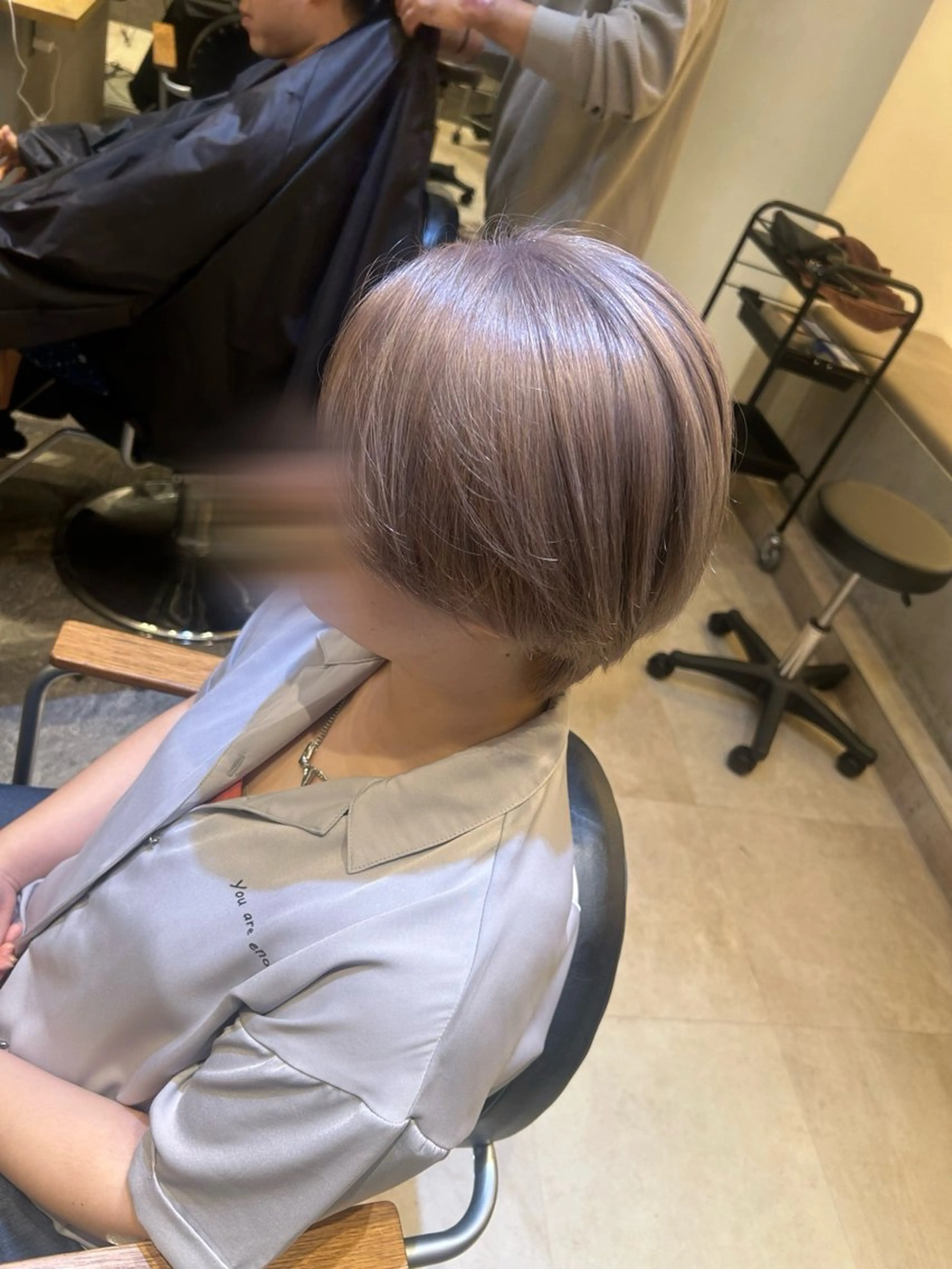 ショート カラー カット ヘアカラー La fith hair fun 池袋店所属・白髪染めカラー/ 赤み消し HIROのヘアスタイル