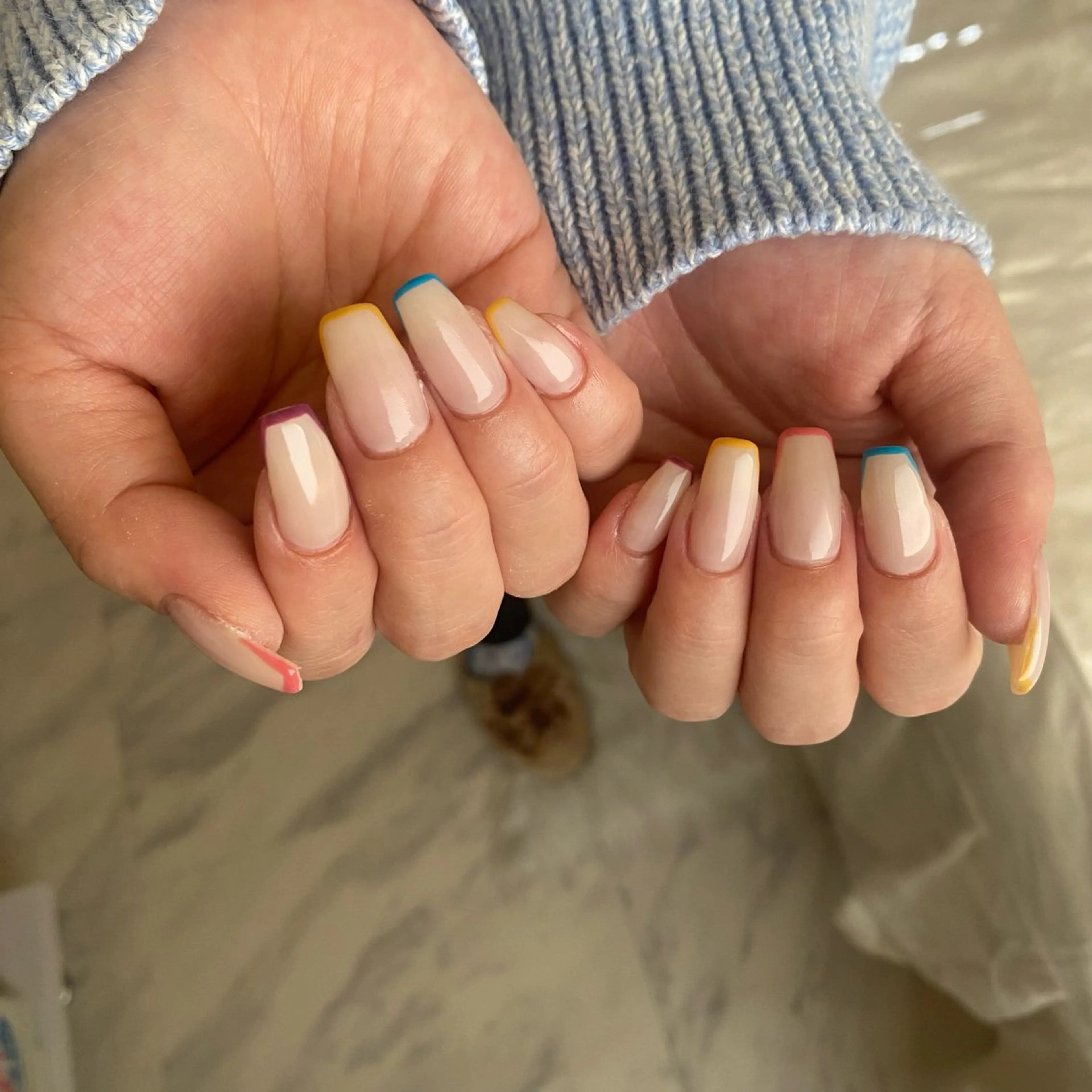 ネイル フレンチネイル 韓国ネイル Private salon Dux所属・肌管理&nail Salon  Duxの眉毛・アイブロウイメージ