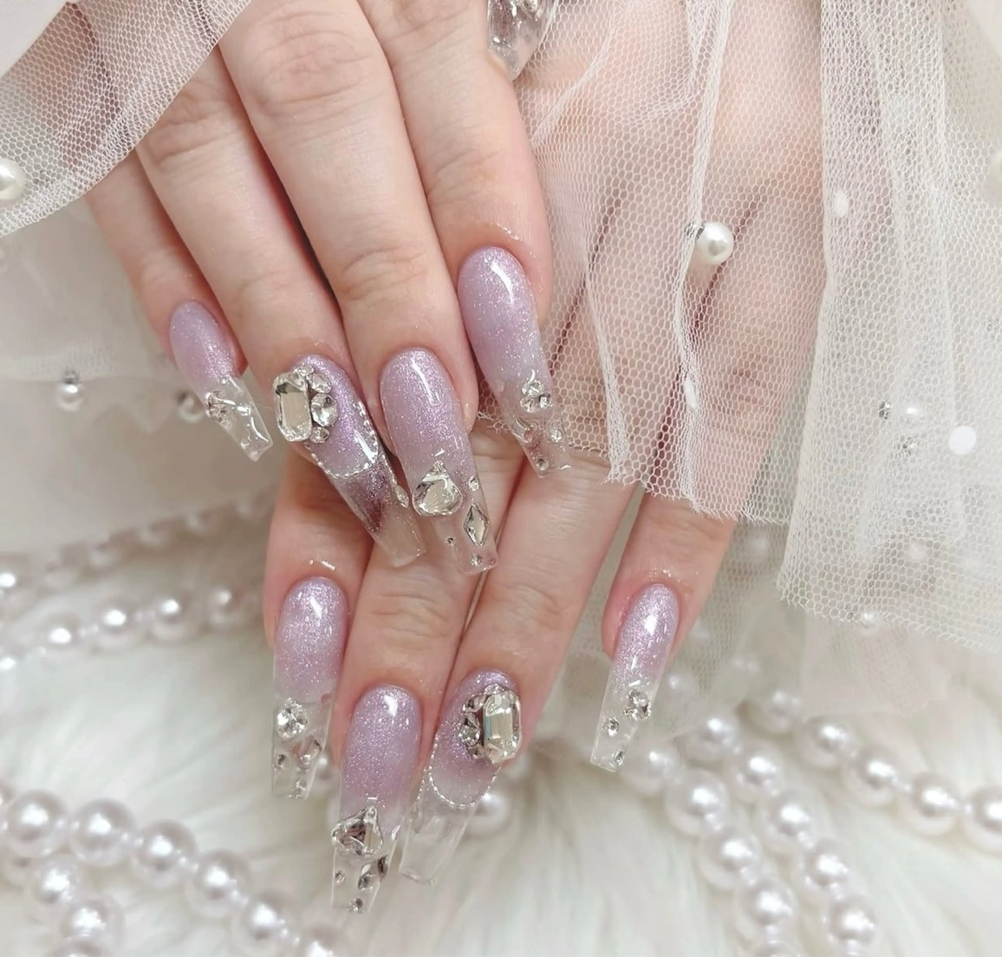 ネイル 長さ出し Mi nailsのネイルデザイン