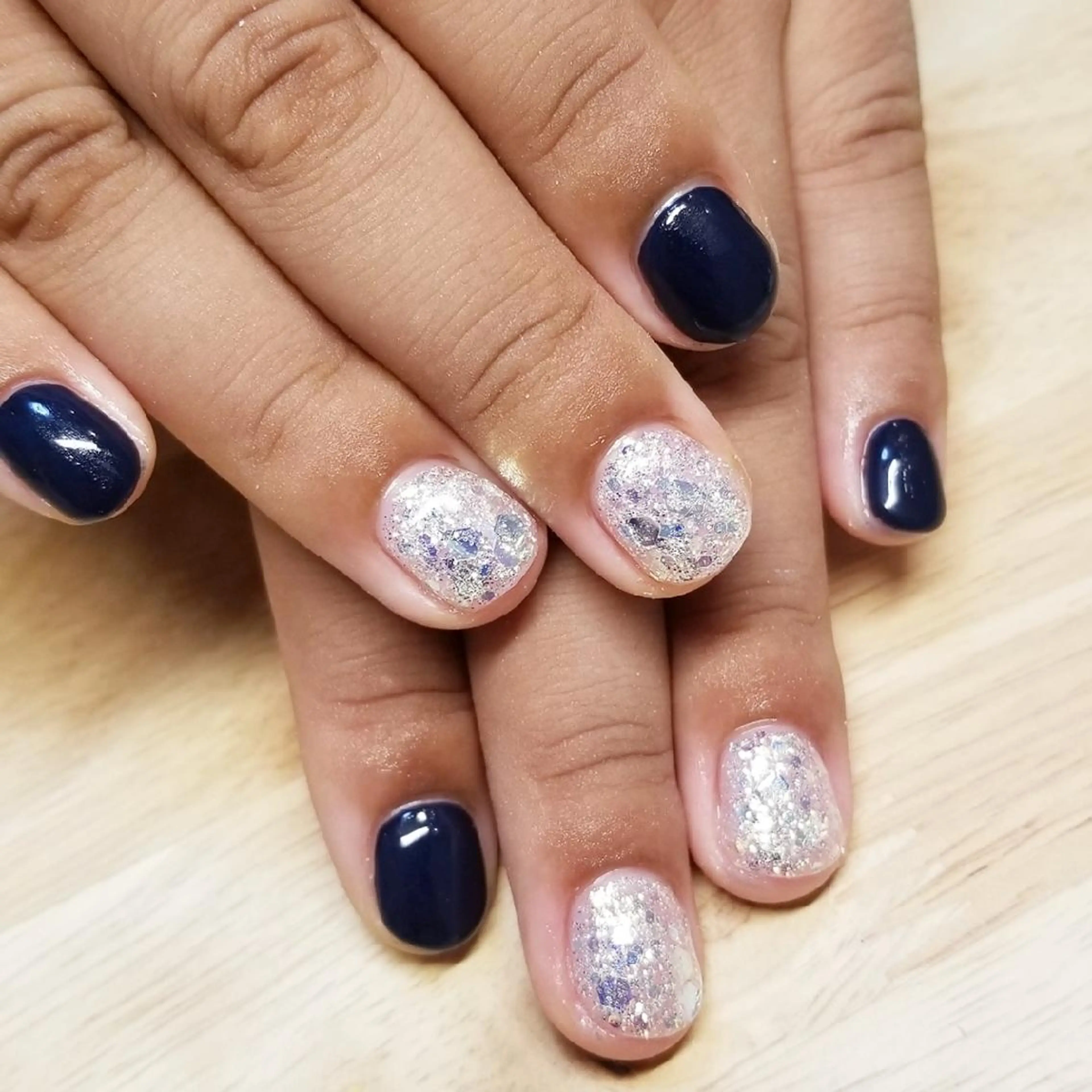 ネイル キラキラネイル ラメ(グリッター) L'instant  Nail Artzのネイルデザイン