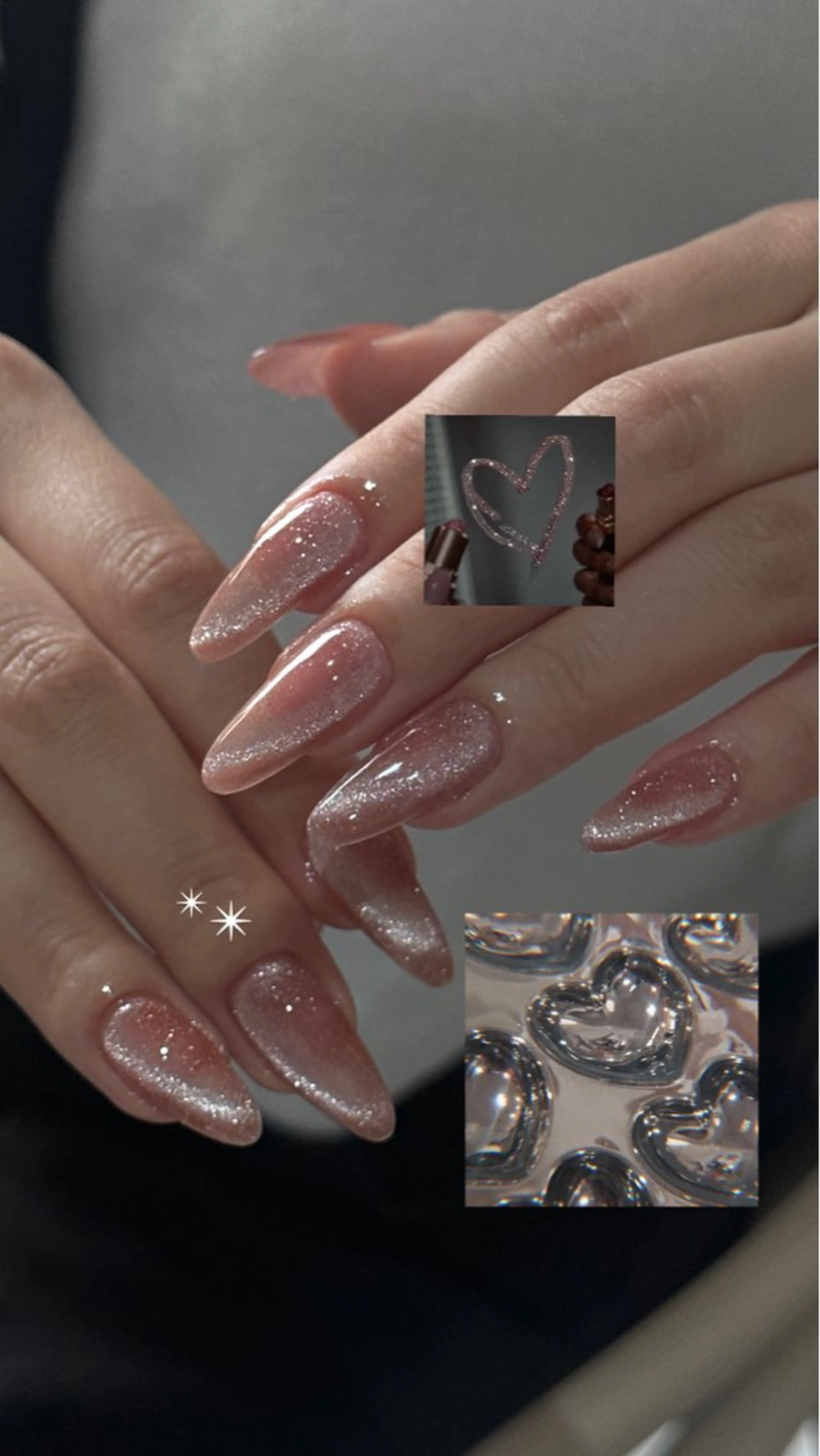 ネイル マグネットネイル ワンカラーネイル ♱˖⁺ 𝒎𝒐𝒑𝒊 ⁺のネイルデザイン