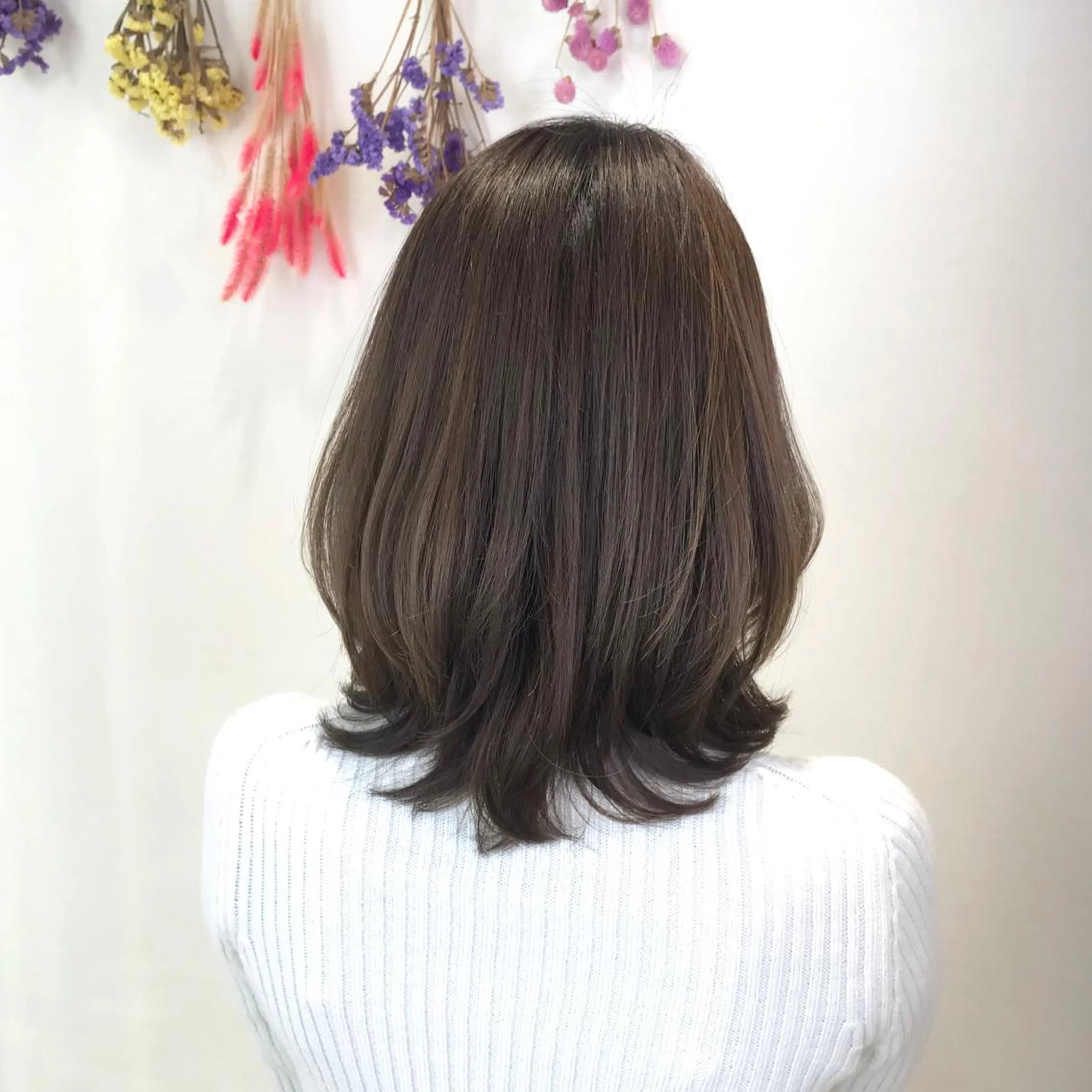 ミディアム カラー 似合わせカット🌿 前川のヘアスタイル