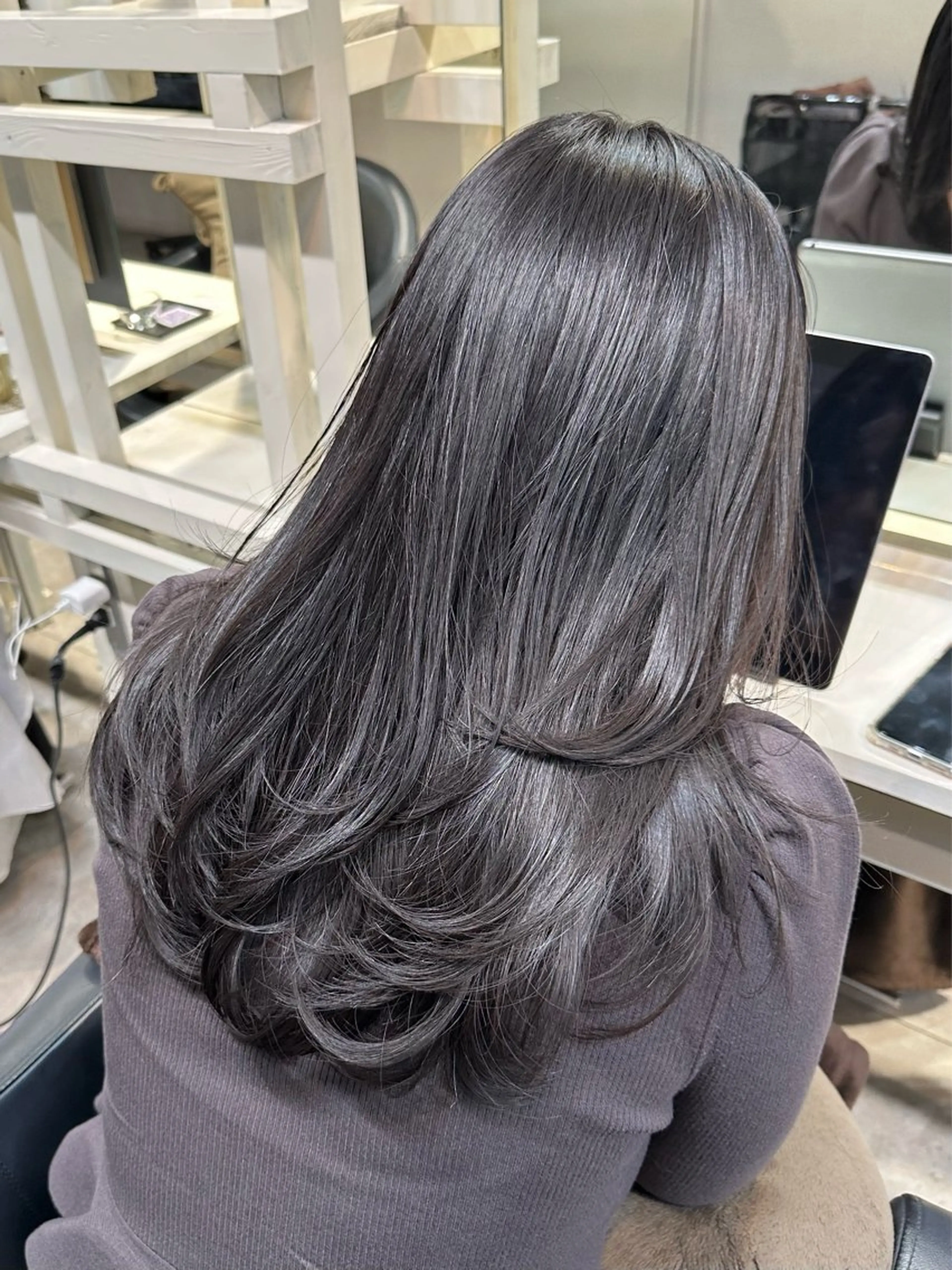 ロング カラー カット ヘアカラー トリートメント 透明感カラー/ボブ /佐藤伶のヘアスタイル