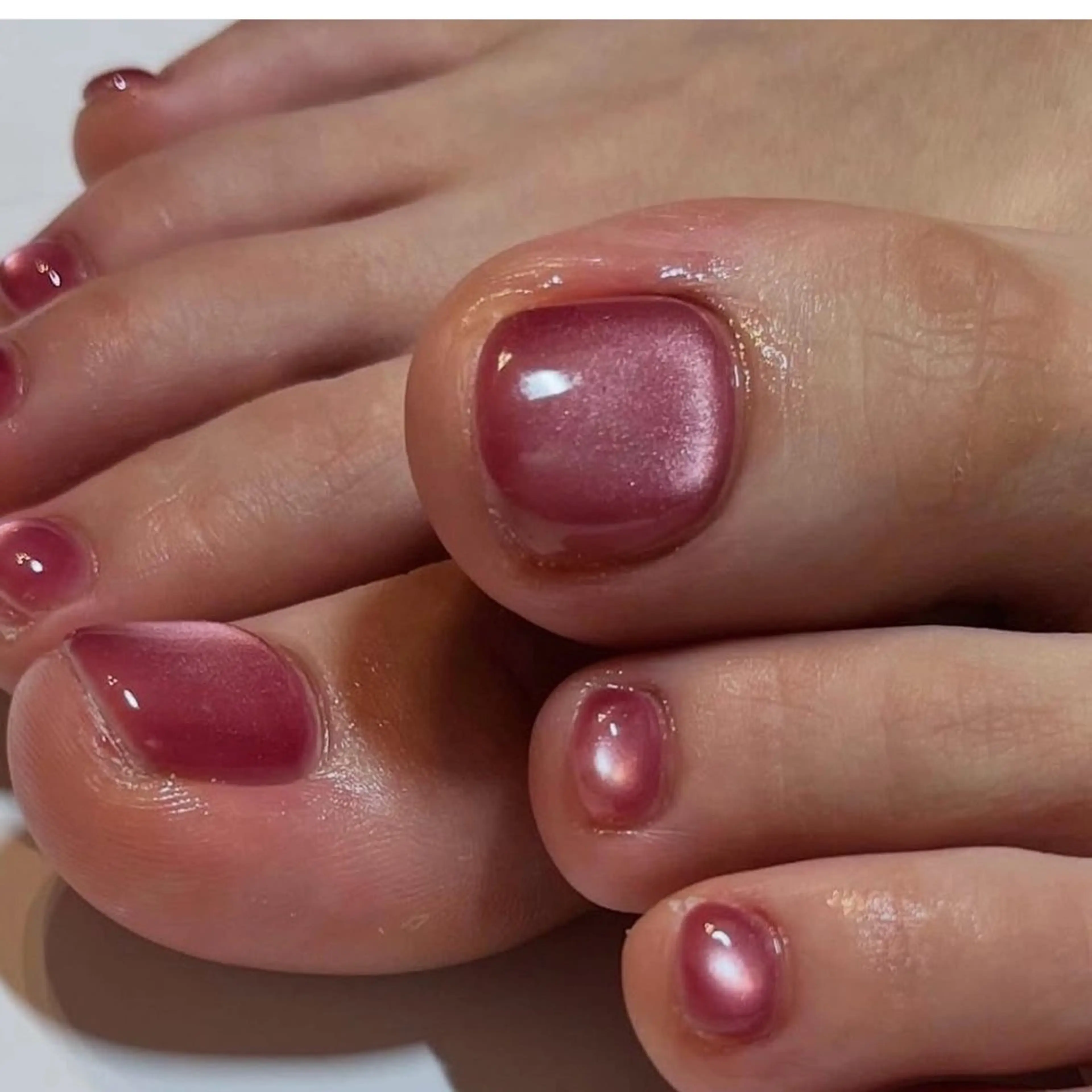 【foot マグネット/フラッシュネイル🧲】オフ込み✨約80色から選択🌱🌱の写真