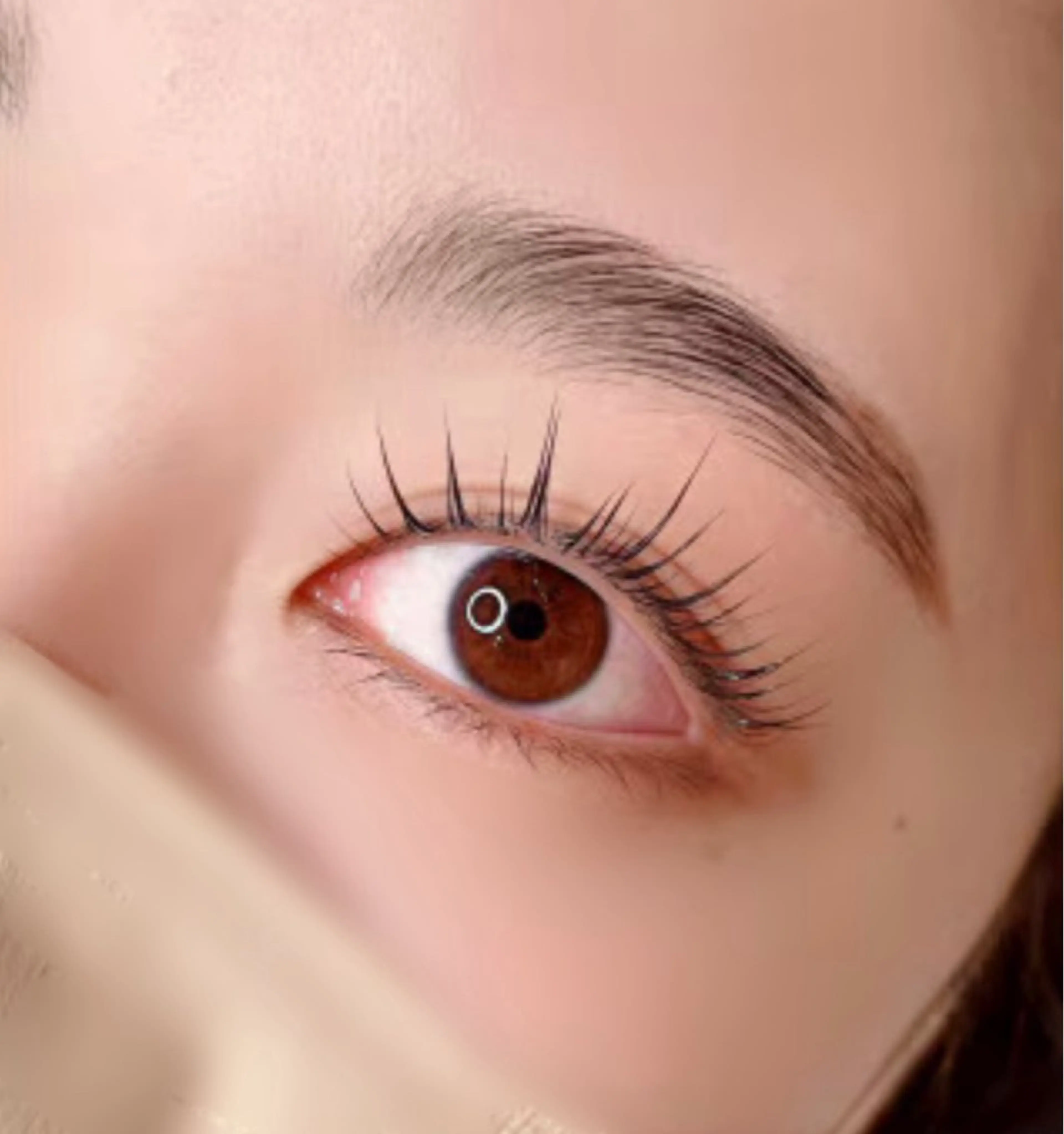 ブロウリフト（黄金比美眉wax脱毛+ご希望な方はメイク込）の写真