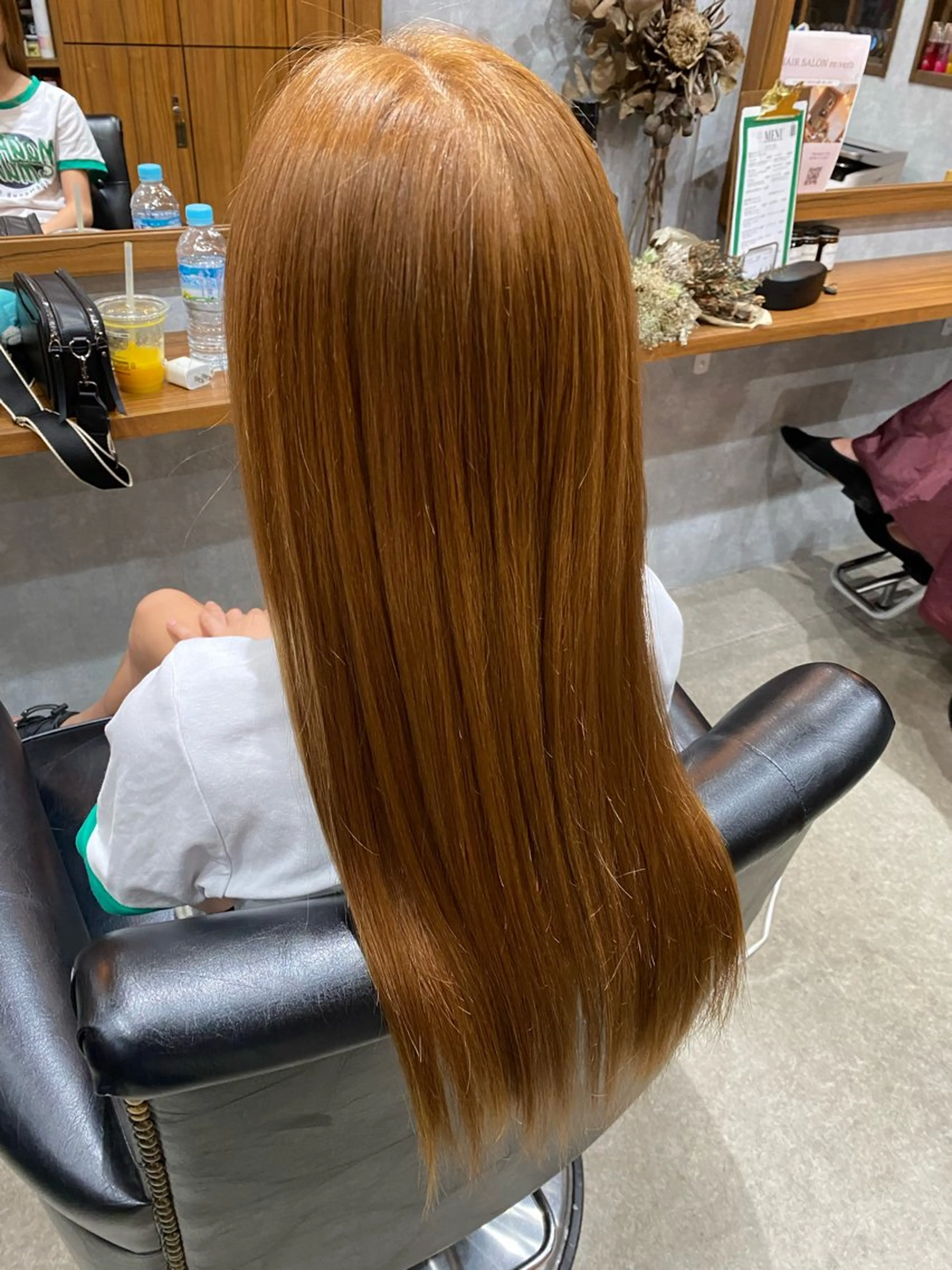 カラー ベージュカラー CAFE  and  HAIR  SALON  re:verb所属・今枝莉菜 縮毛矯正/ブリーチのヘアスタイル