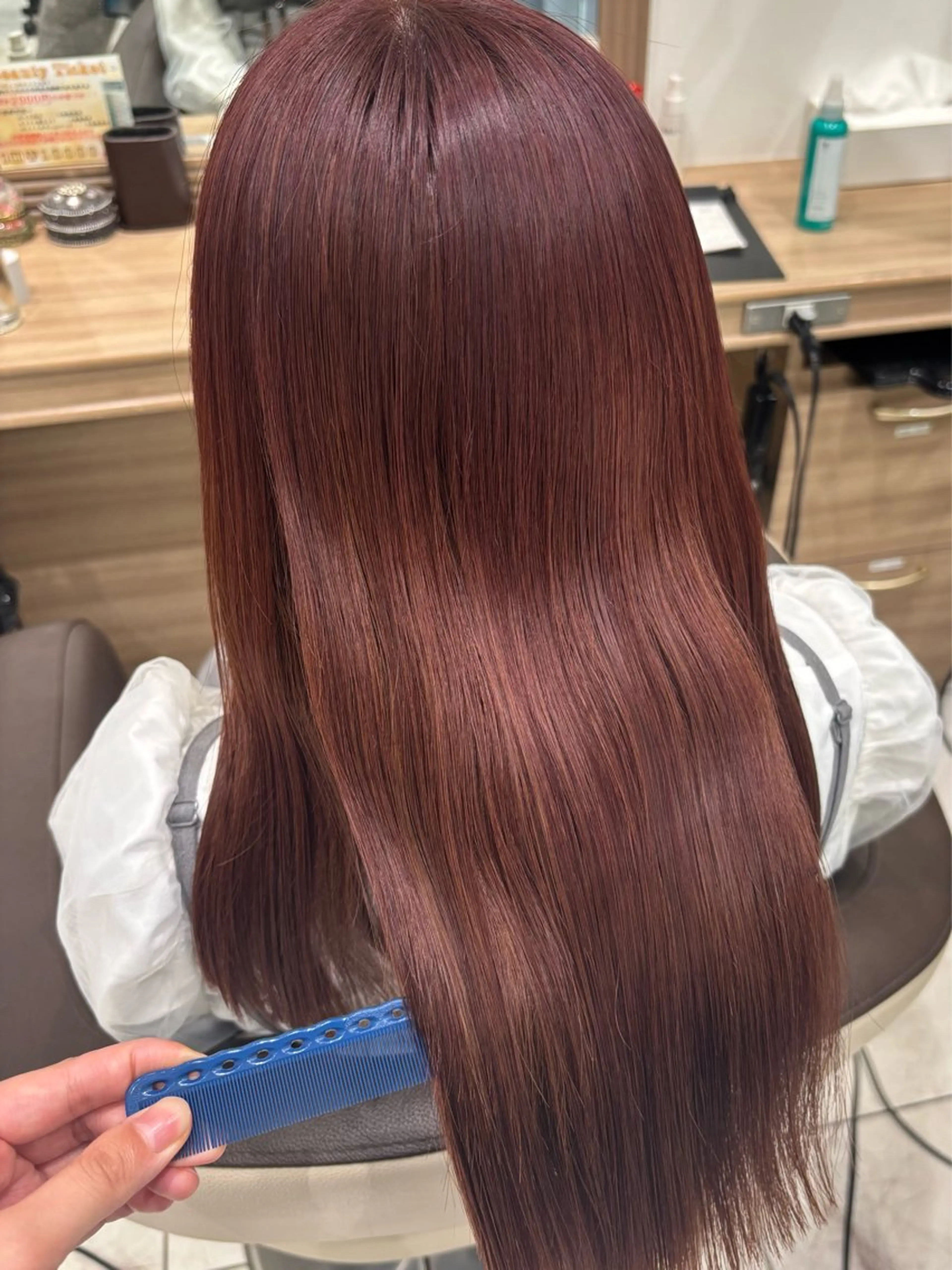 ロング カラー ブラウンカラー ピンクカラー ピンクブラウン カット トリートメント 鈴木かのん/袴着付け /ミニモ限定クーポンのその他イメージ