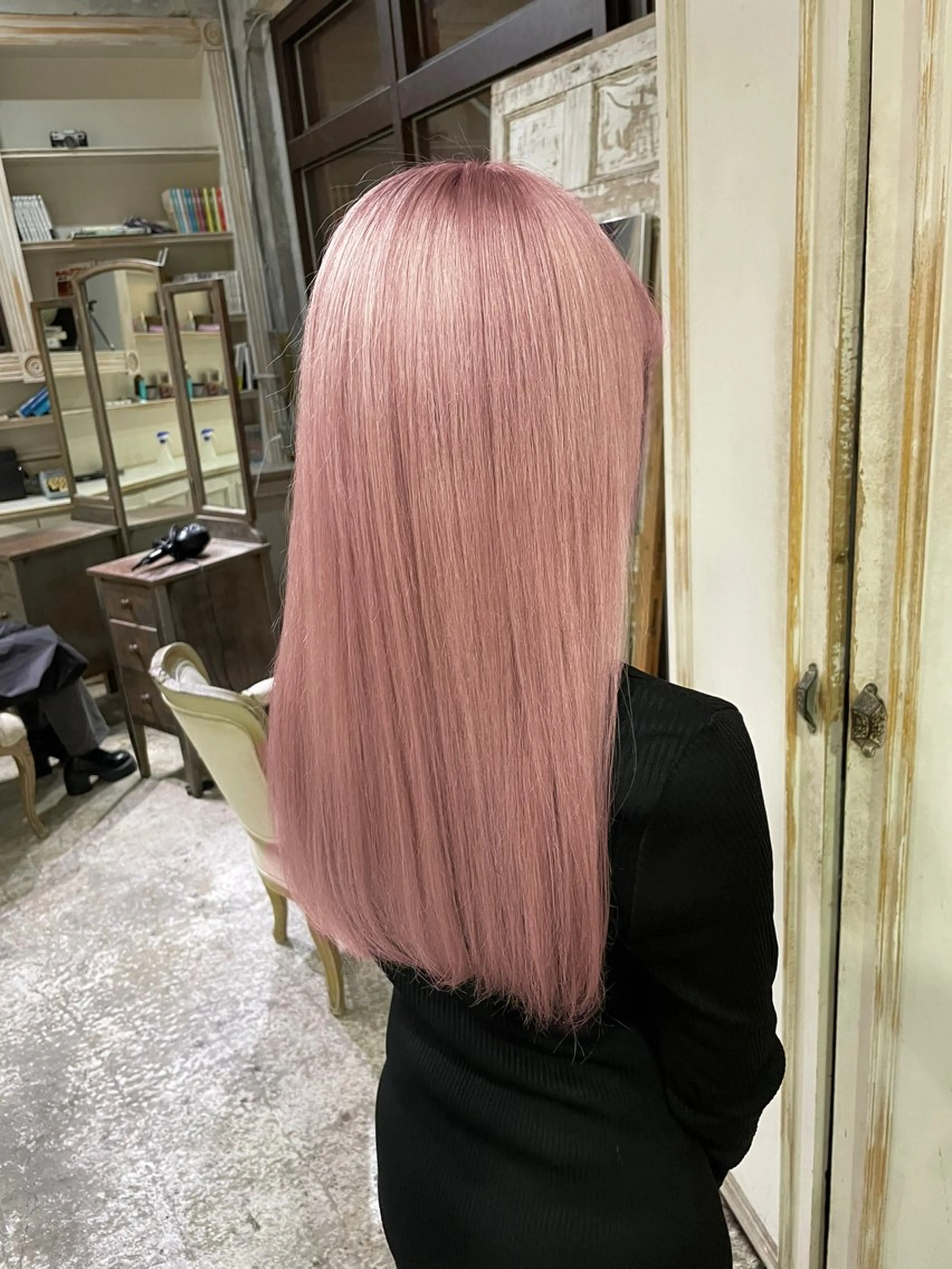 ミディアム カラー RUKA 美容院×ネイリストのヘアスタイル