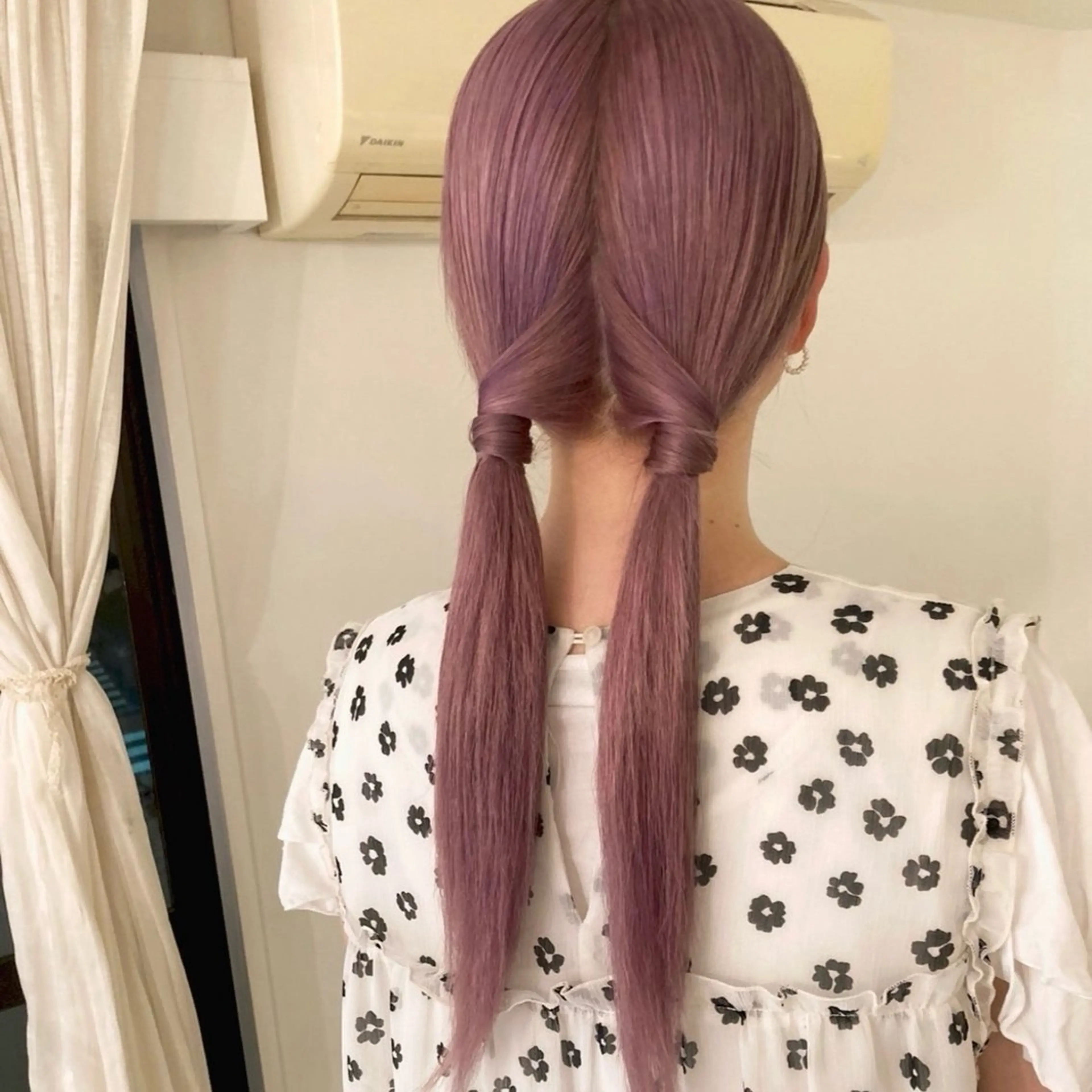 カラー ヘアカラー 升方 楓のヘアスタイル