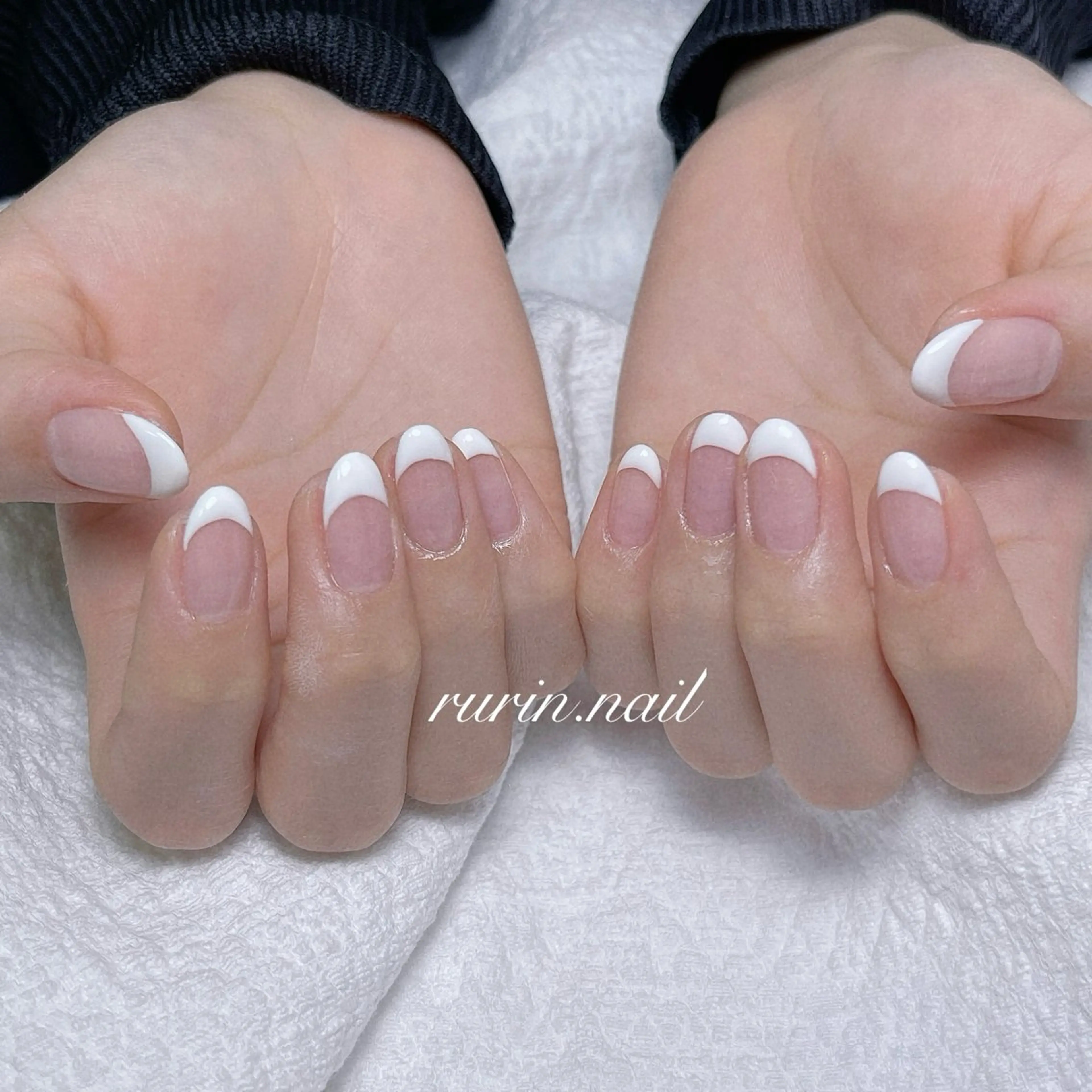 ネイル フレンチネイル ルリン サロン💅のネイルデザイン