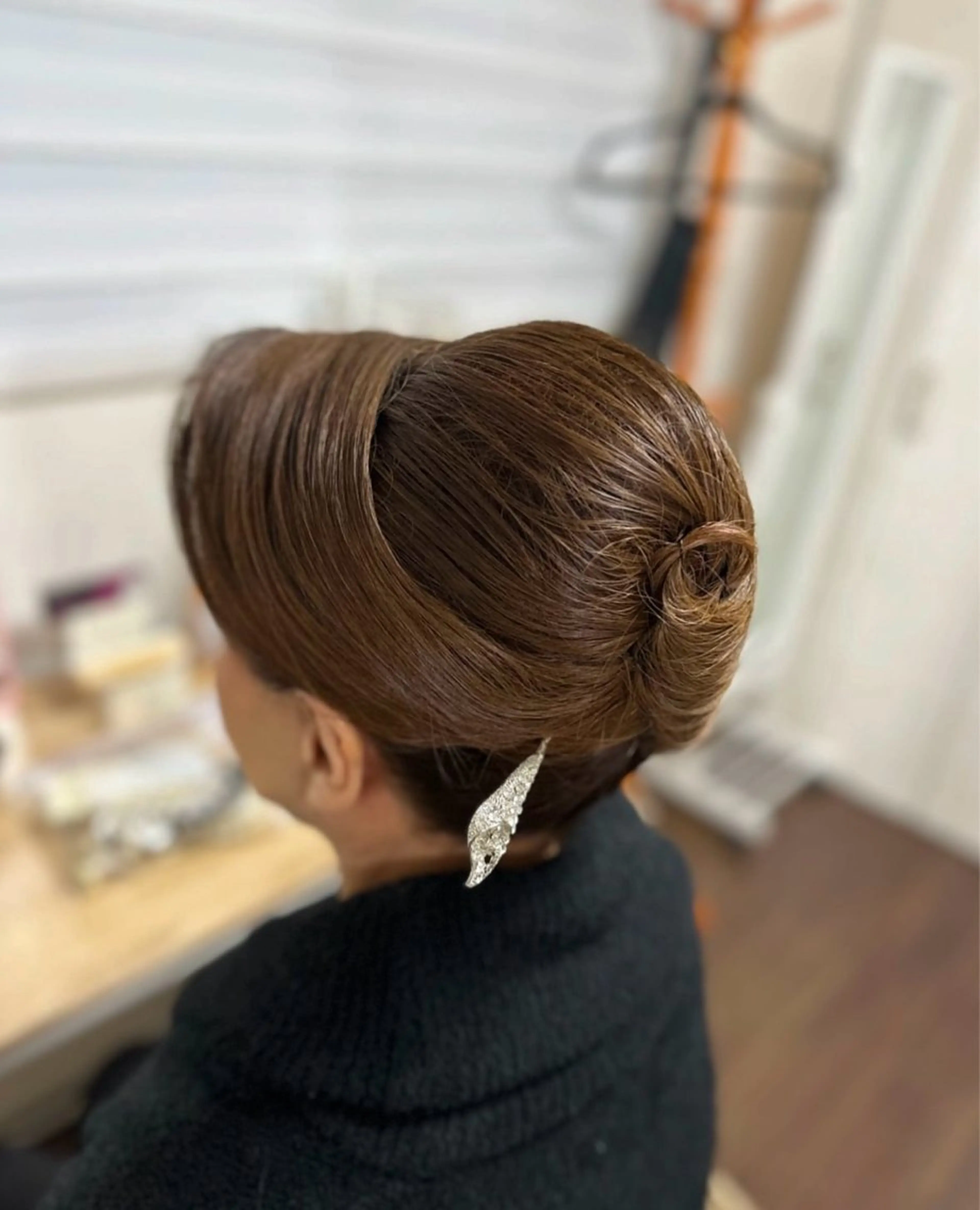 和髪ヘアセットの写真