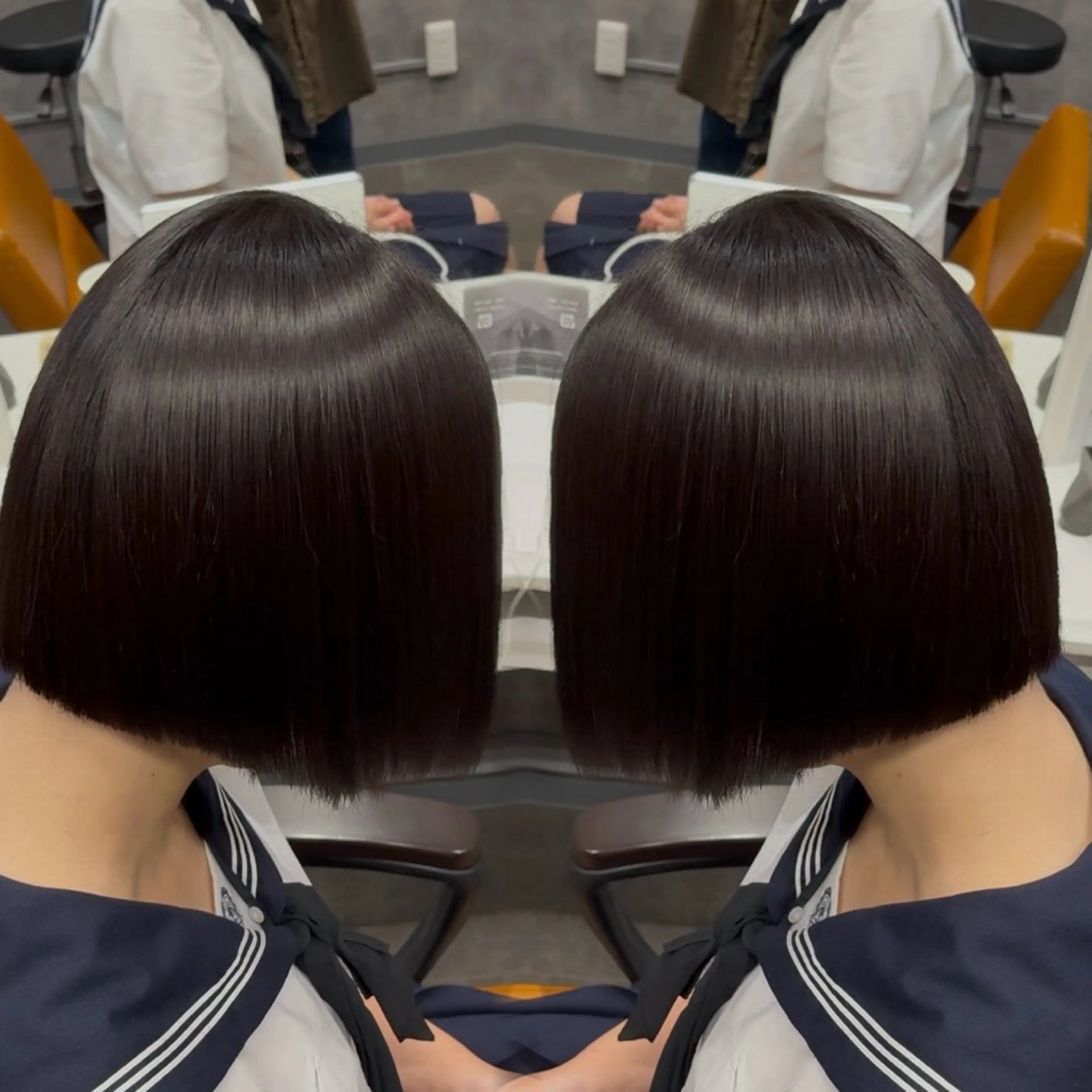 ショート 髪質改善 縮毛矯正 トリートメント カット ヘアカラー トリートメント ナナシ所属・✨髪質改善／縮毛矯正 木村和司✨のヘアスタイル