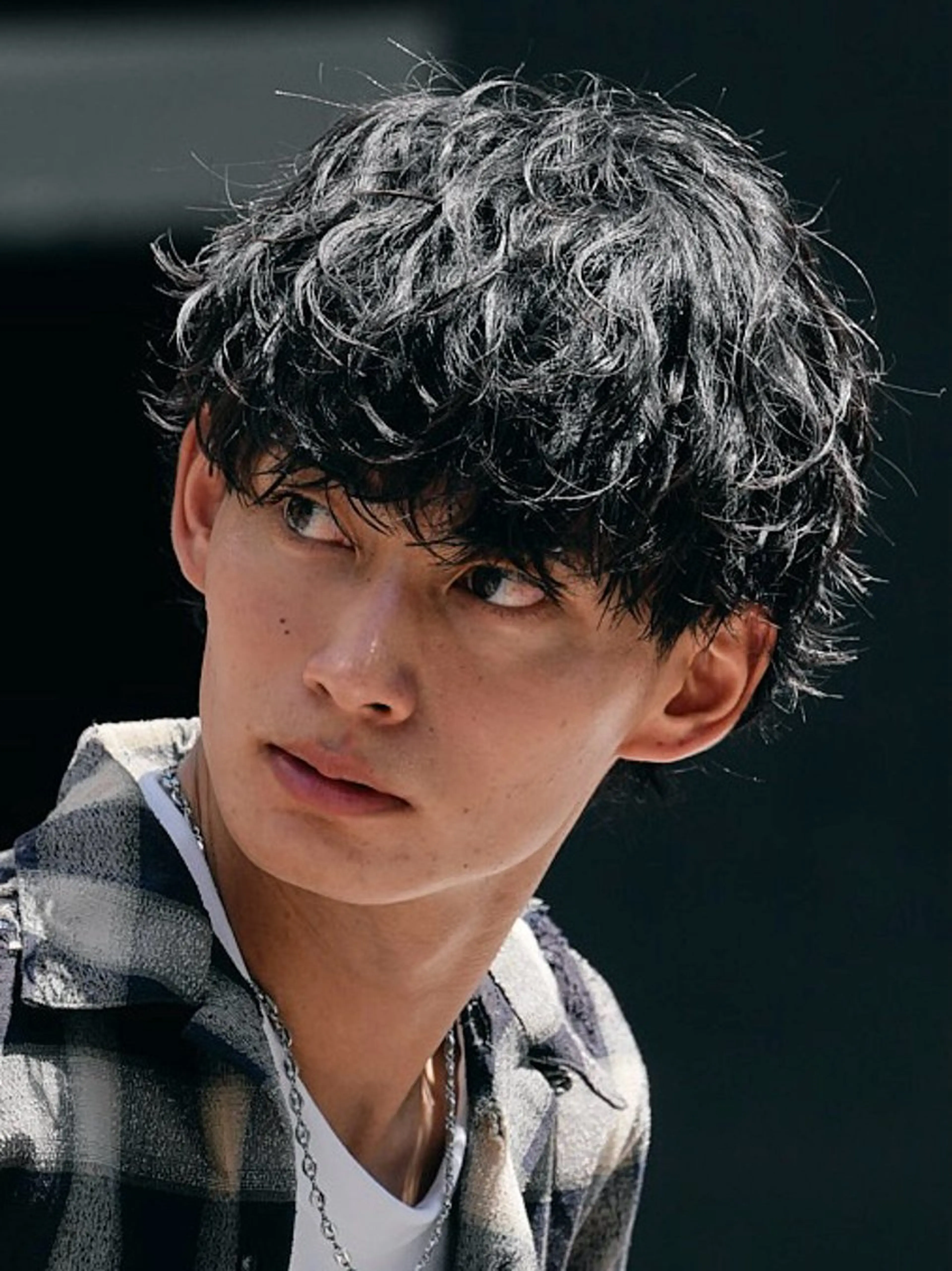 パーマ メンズ マッシュ メンズパーマ 波巻きパーマ カット パーマ 原宿 フェザーパーマ fifth イノウエのヘアスタイル