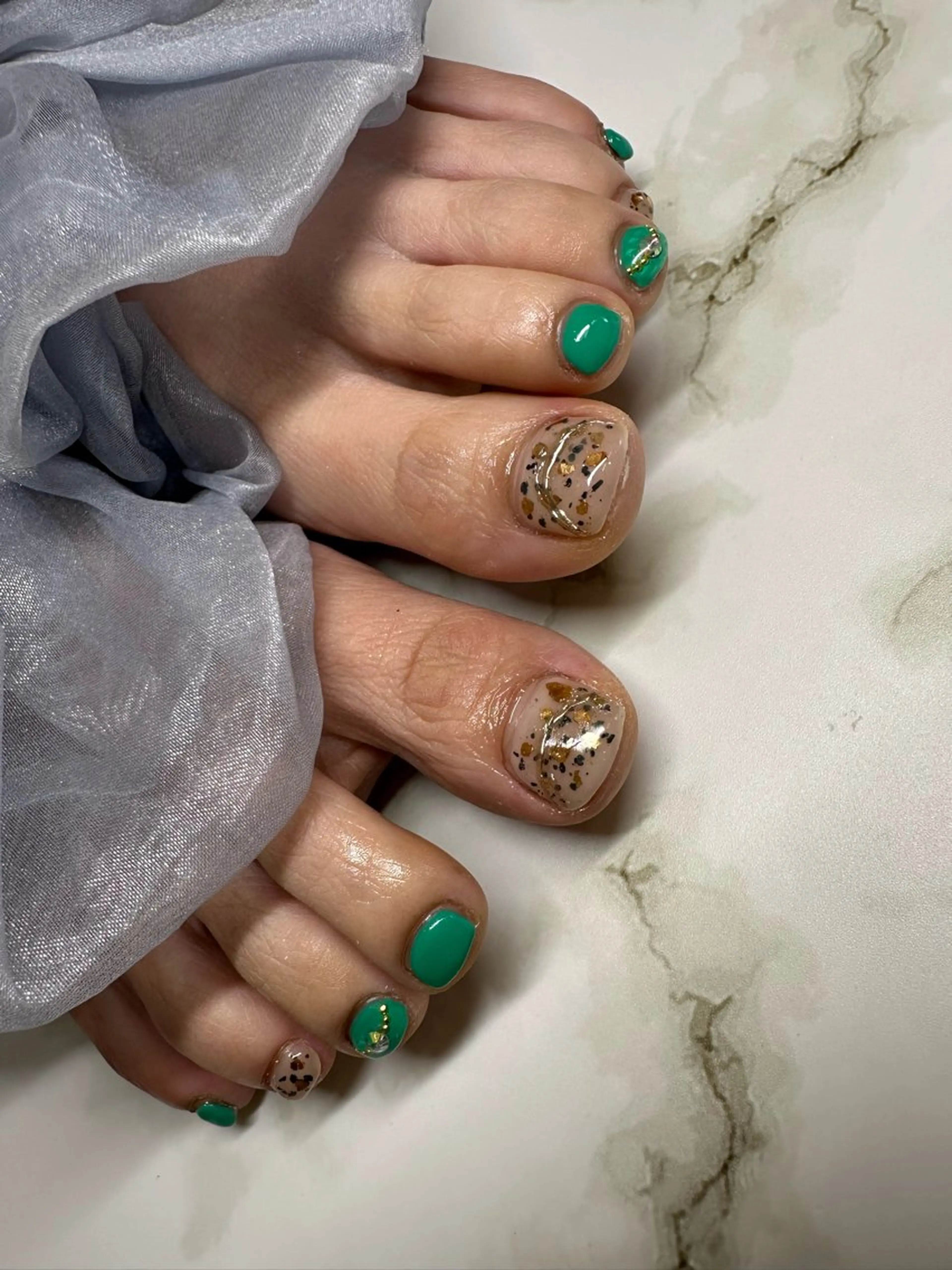 ネイル フットネイル Nail's AOAQUA所属・AOAQUA SHIORIのネイルデザイン