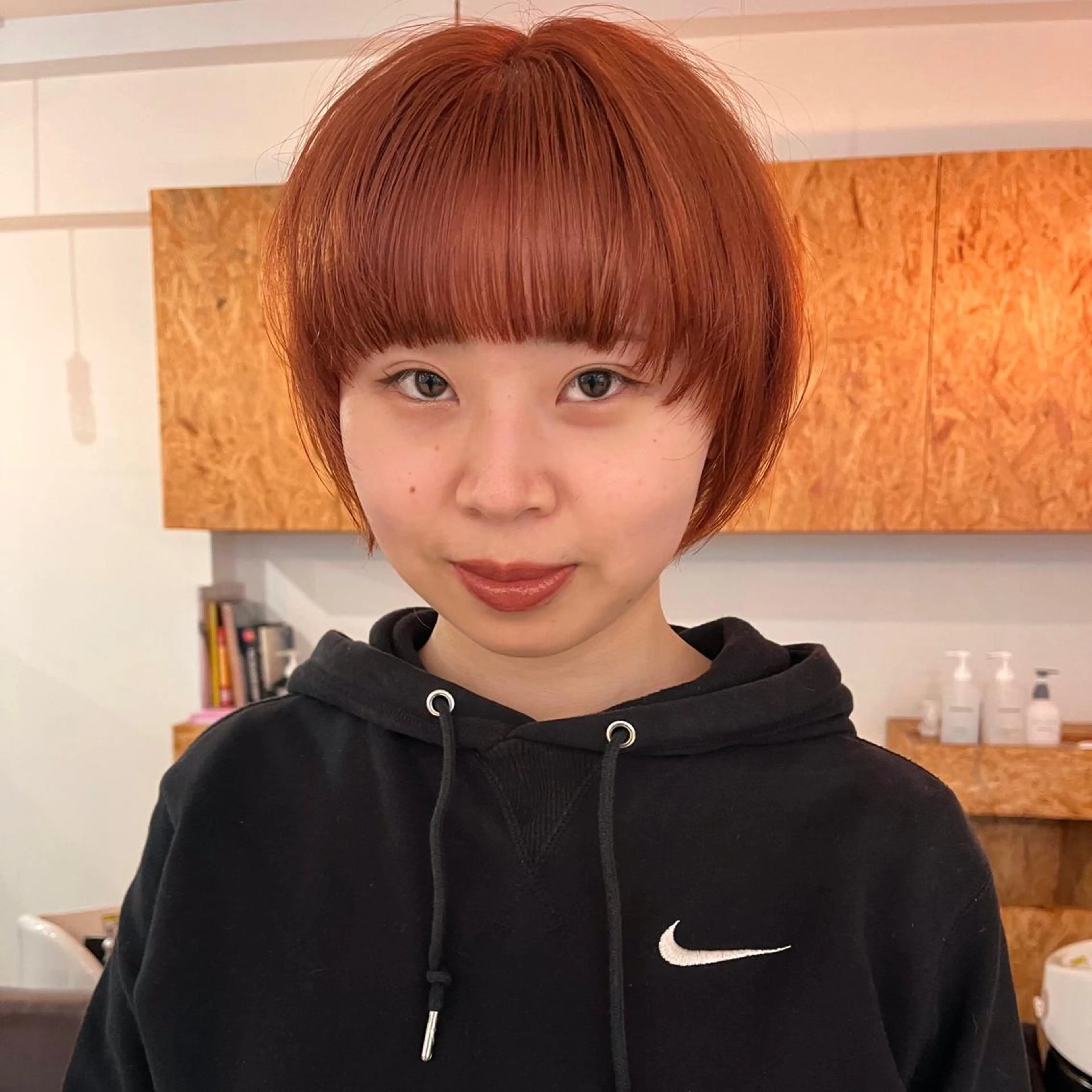 ショート カラー ブリーチ 暖色/パーマ 🌼クニトウメイのヘアスタイル