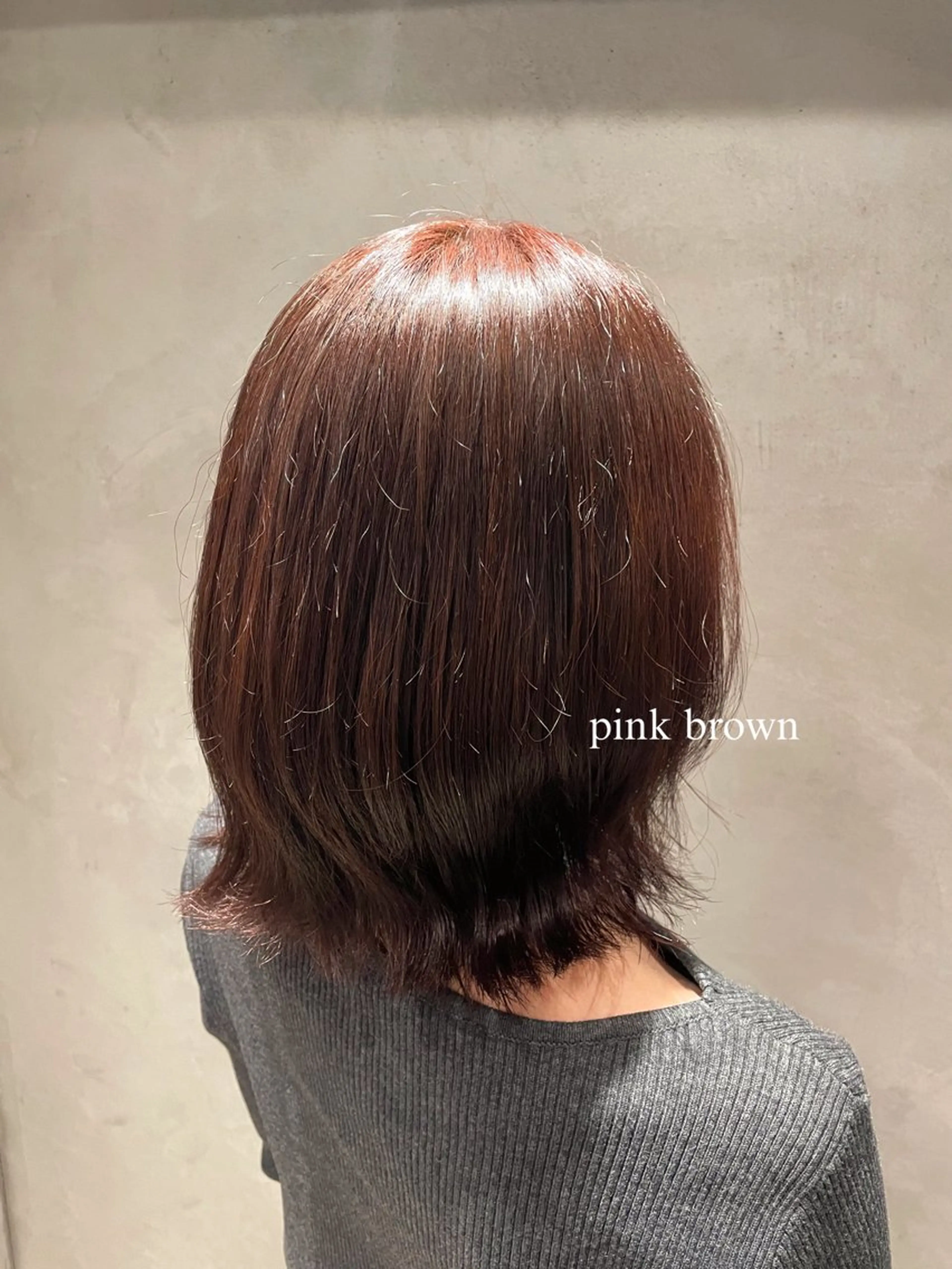 ミディアム カラー ピンクカラー ヘアカラー トリートメント ヘッドスパ Amery kanazawahakkei所属・Luna ☾ ໋のヘアスタイル