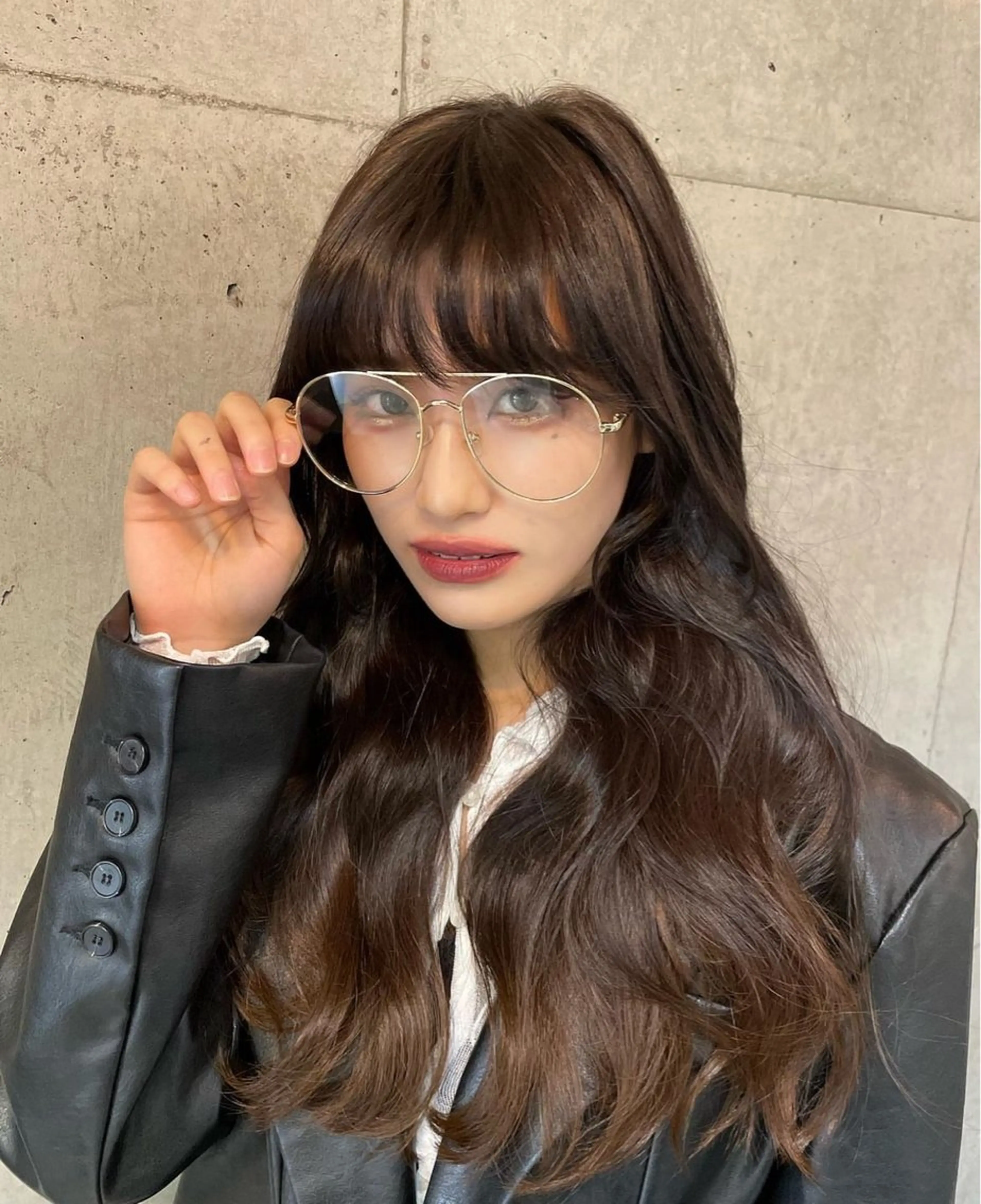 ロング カラー 無料カット/ハイ トーンカラー/きらのヘアスタイル