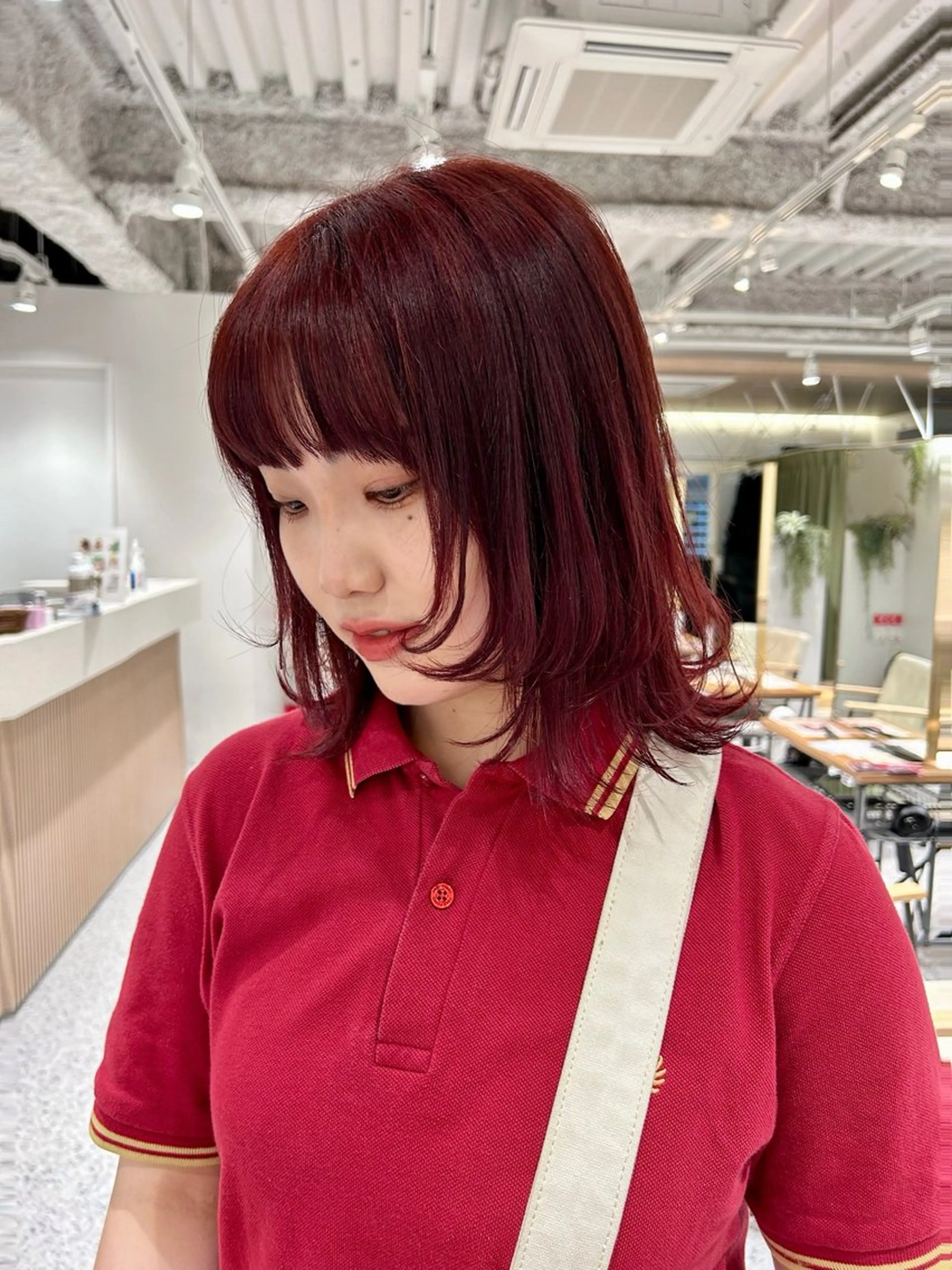 ミディアム ヘアカラー hair&eye🎀 /momoKaのヘアスタイル