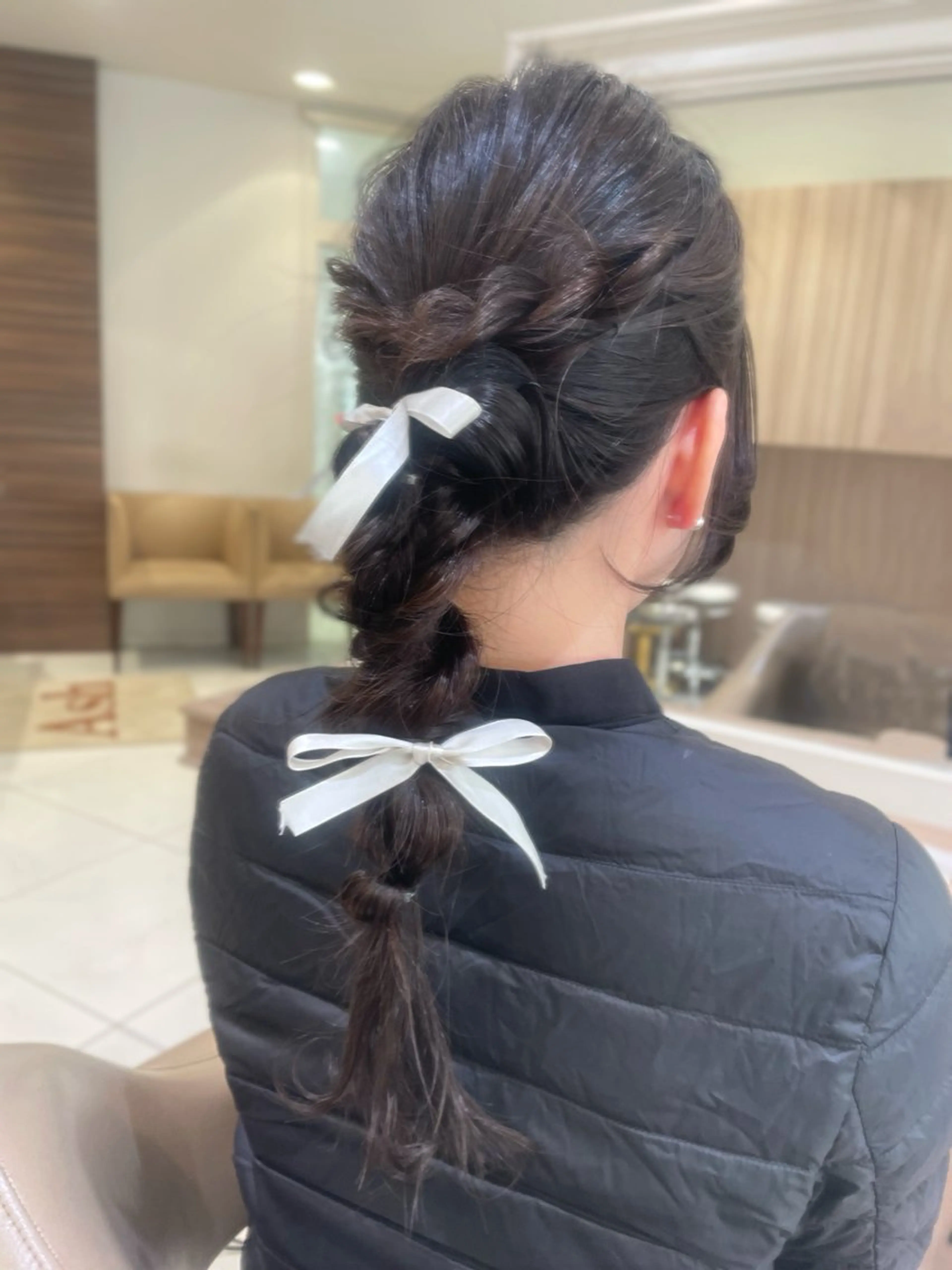 ロング ヘアアレンジ ヘアセット 韓国ヘアメイク🎀/ 縮毛矯正✨山本媛香のヘアスタイル