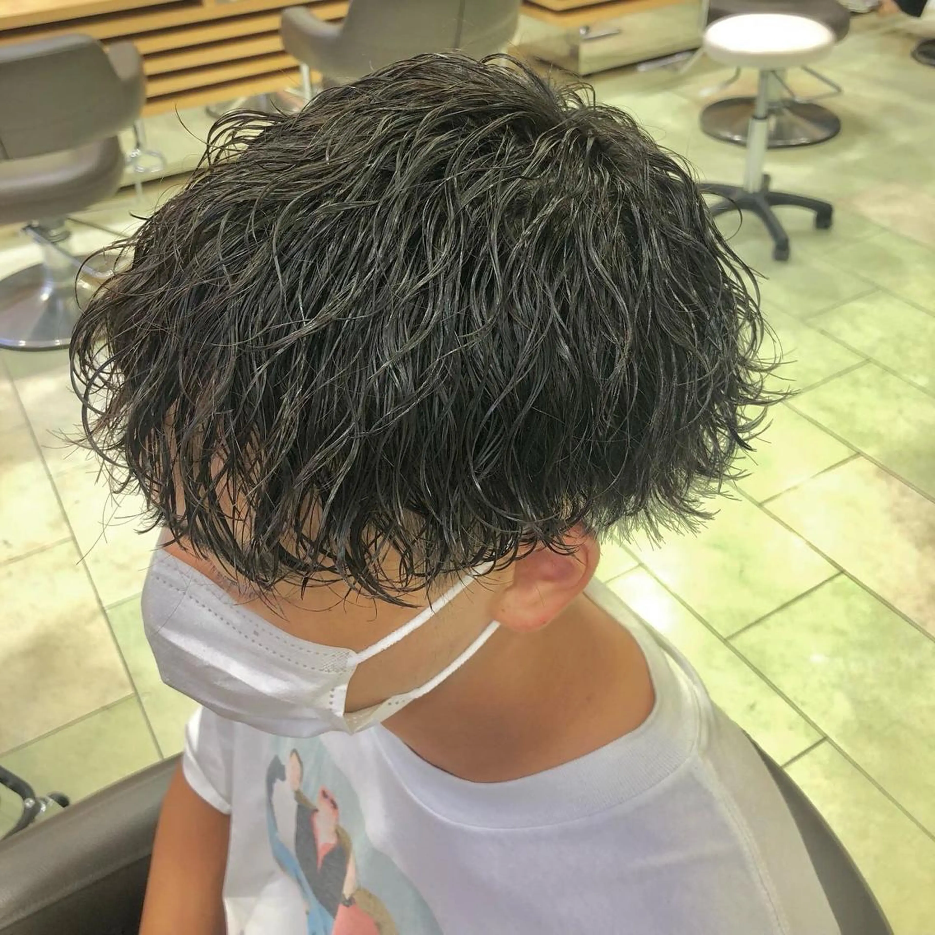 【メンズ限定】カット+波巻きスパイラルの写真