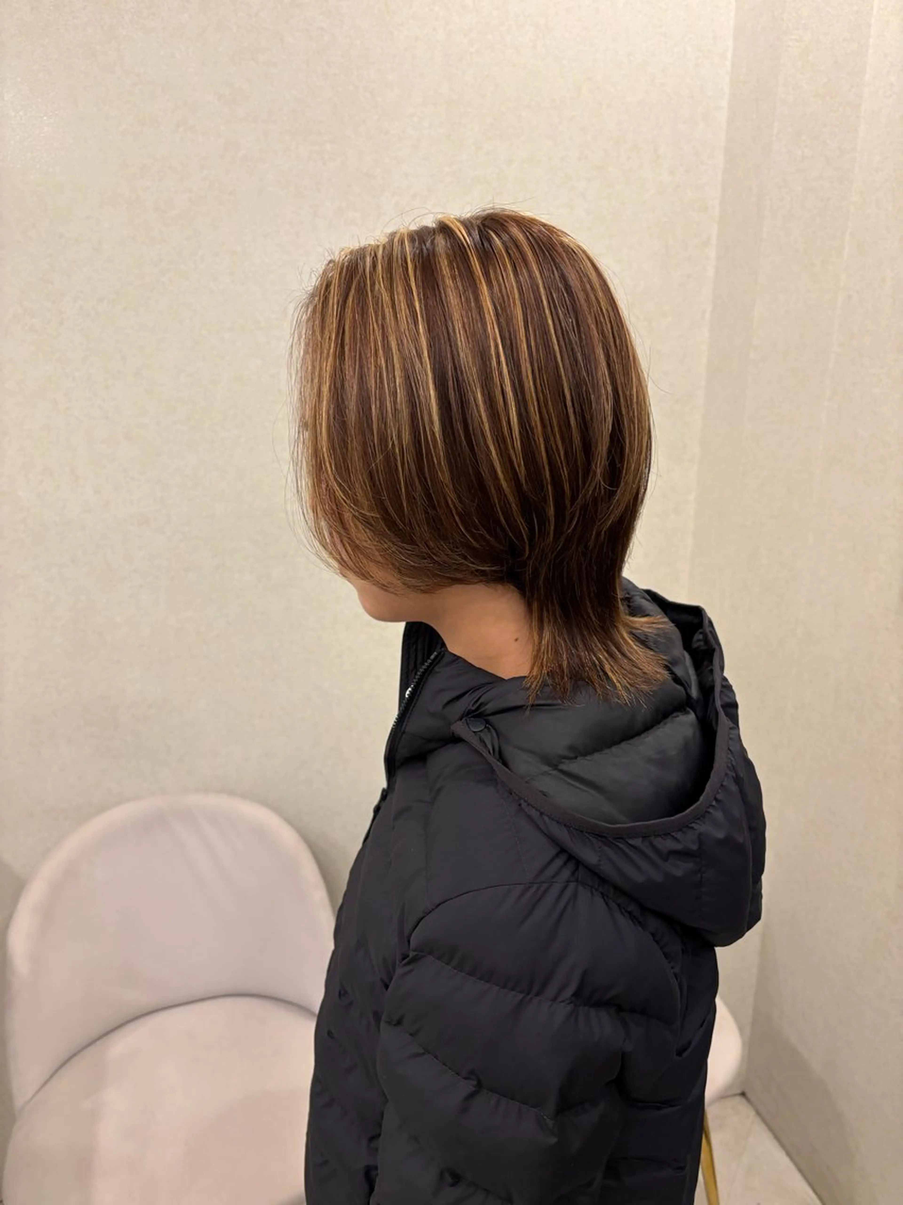 メンズ メンズハイライト 関口 武侍のヘアスタイル