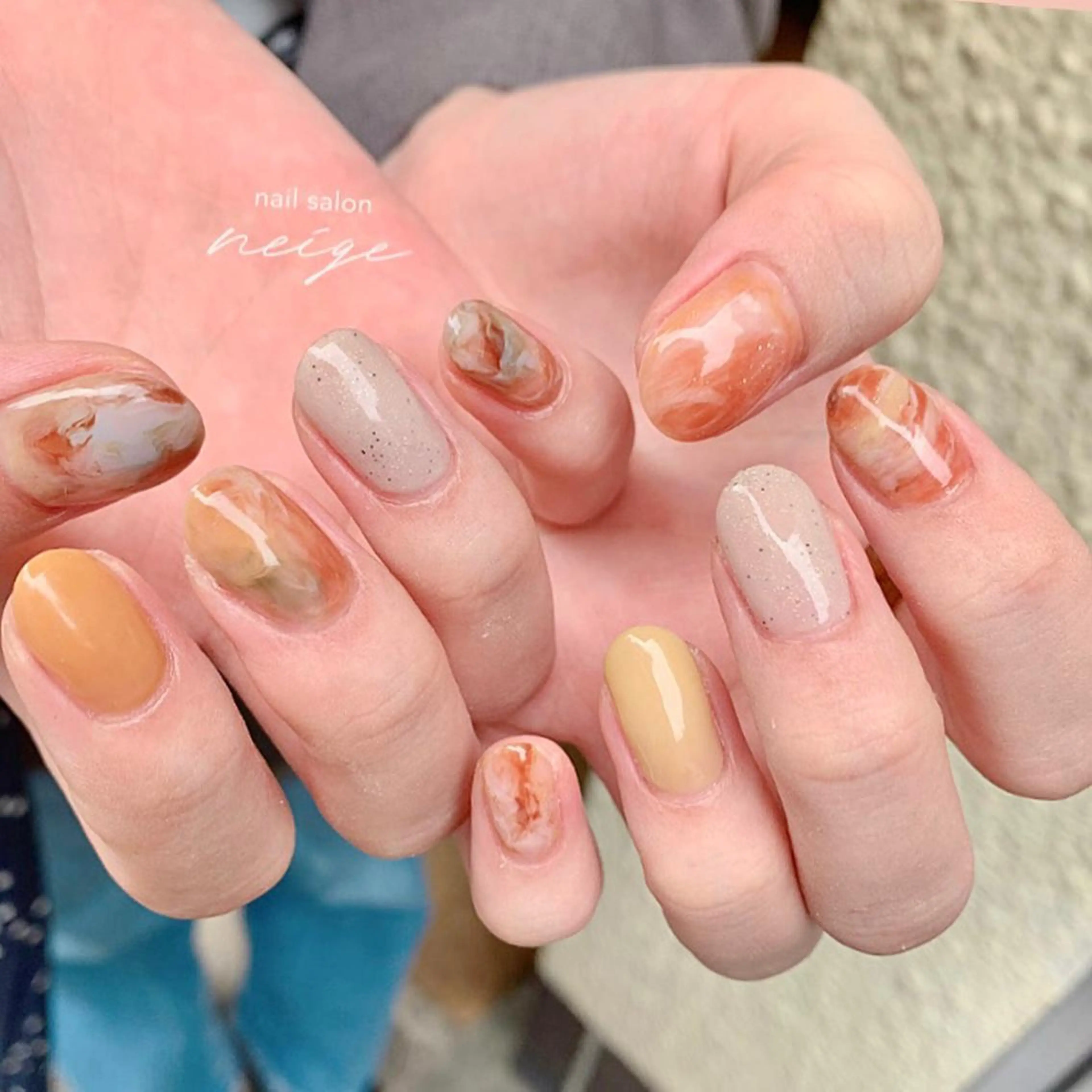 ネイル mana ☾のネイルデザイン