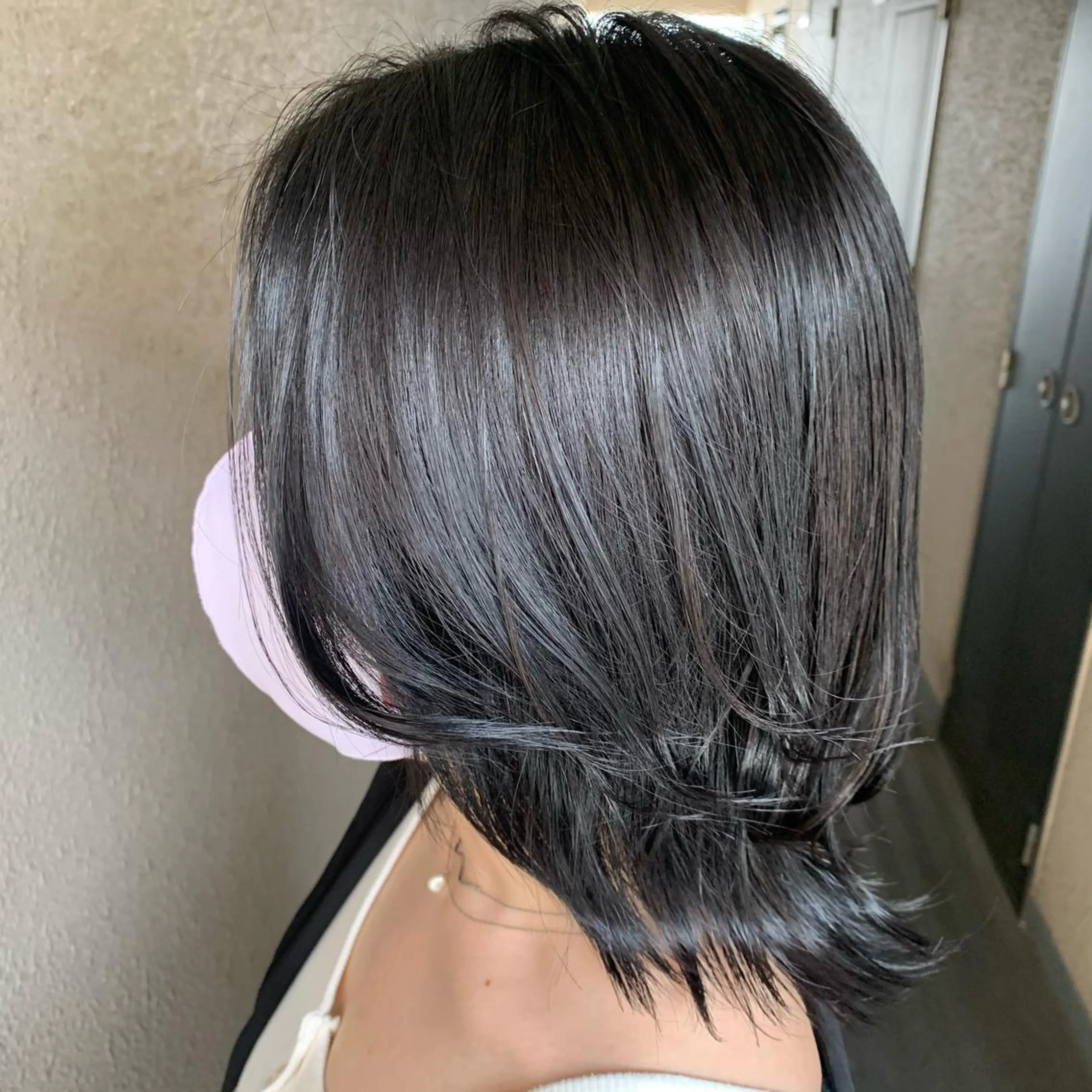 ミディアム ミディアムレイヤー レイヤーカット カット chouette/ 根本優希のヘアスタイル