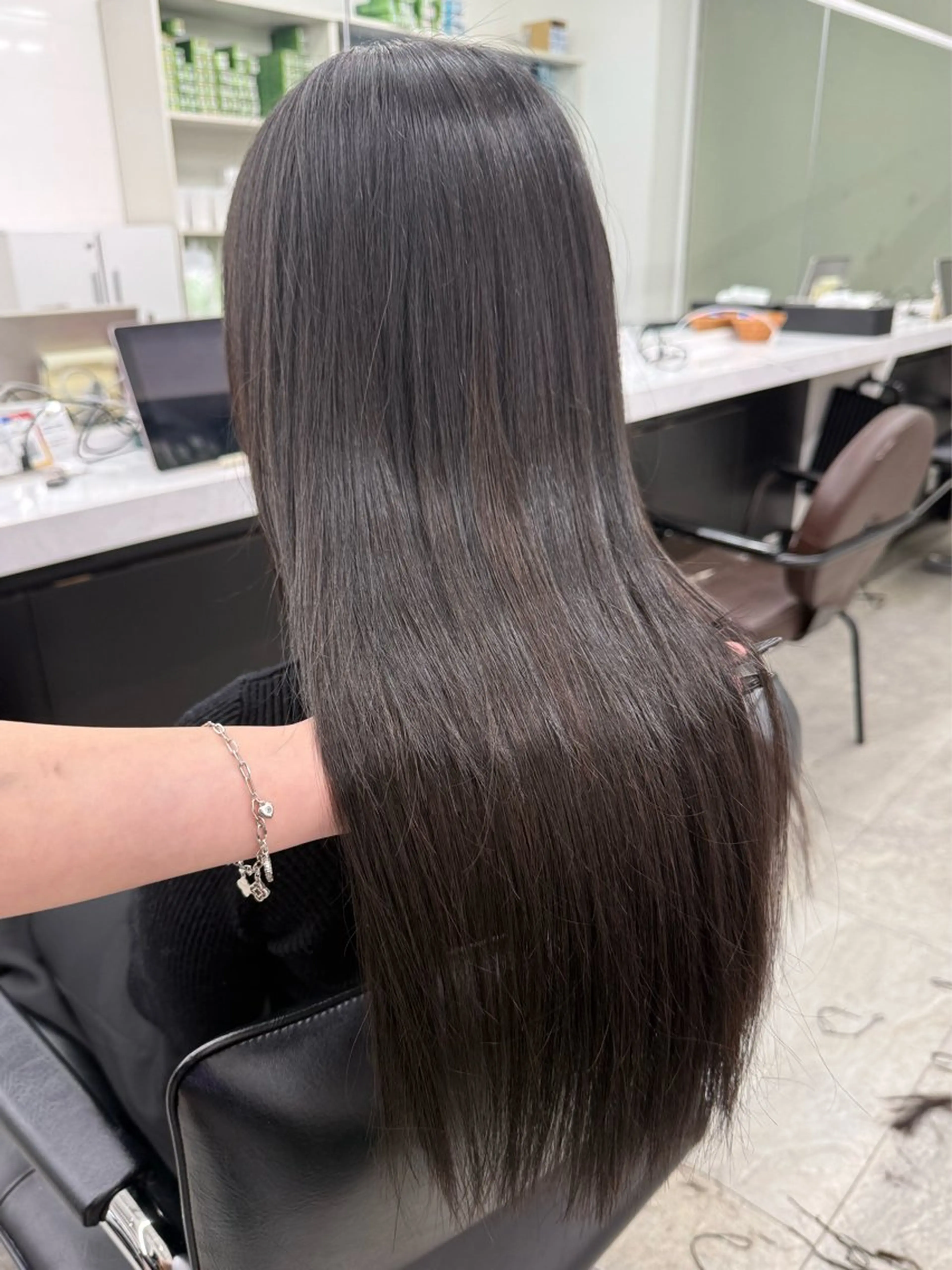 ロング エクステ miwa 🖤のヘアスタイル