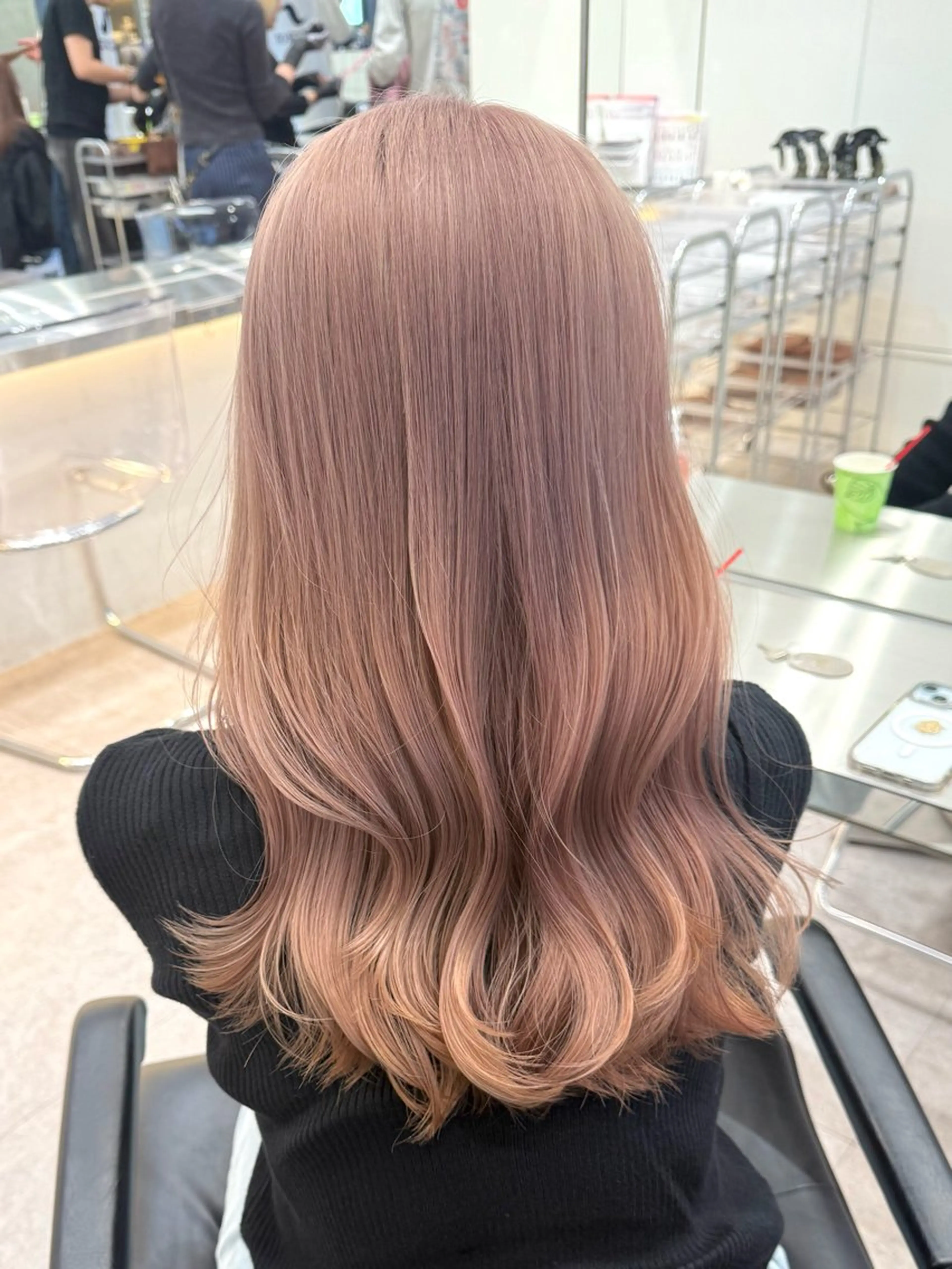 ロング カラー ヘアアレンジ ヘアカラー トリートメント ブリーチカラー💫 Miku🫶🏻のヘアスタイル